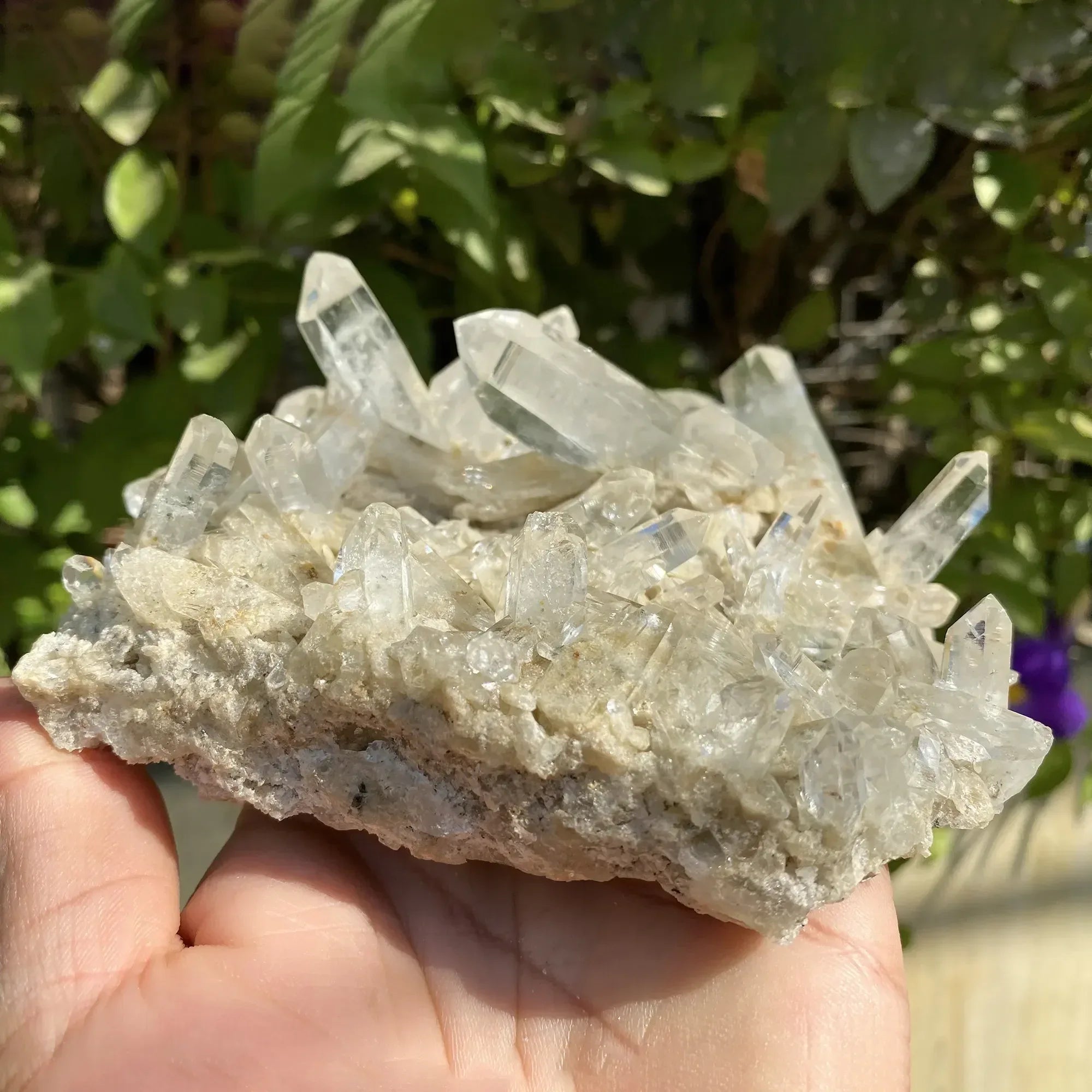 Natural Himalayan White + Pink Quartz Cluster 705g Himalayan Quartz