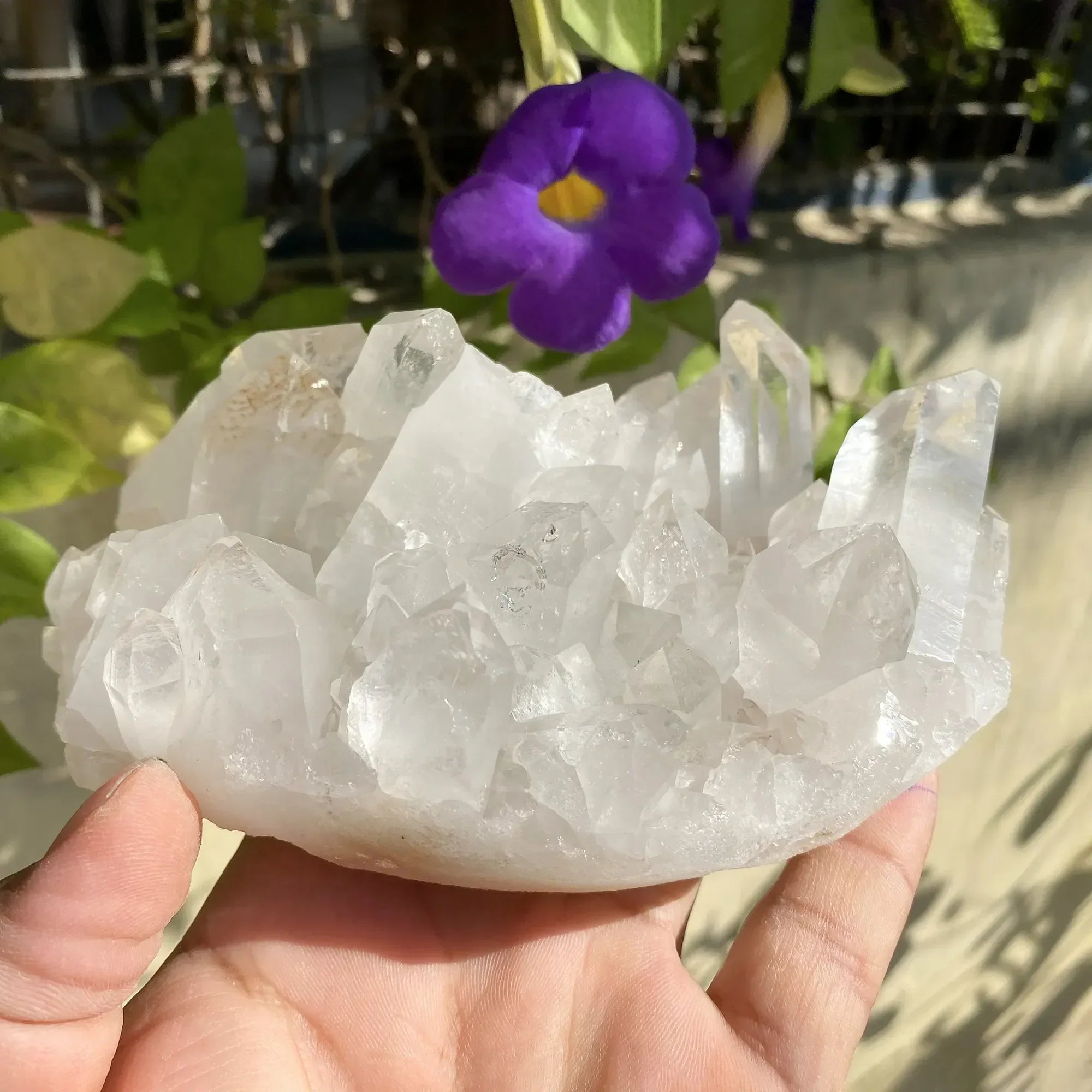 Natural Himalayan White Quartz Cluster 720g Himalayan Quartz