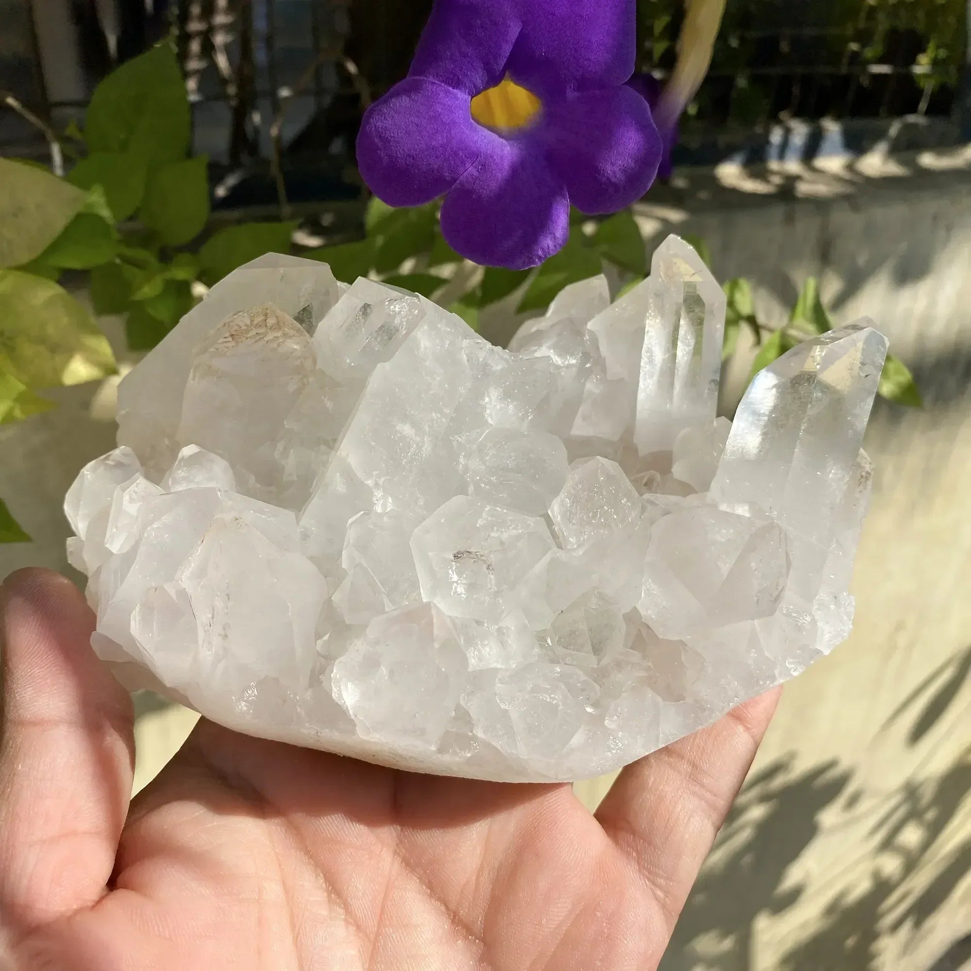 Natural Himalayan White Quartz Cluster 720g Himalayan Quartz