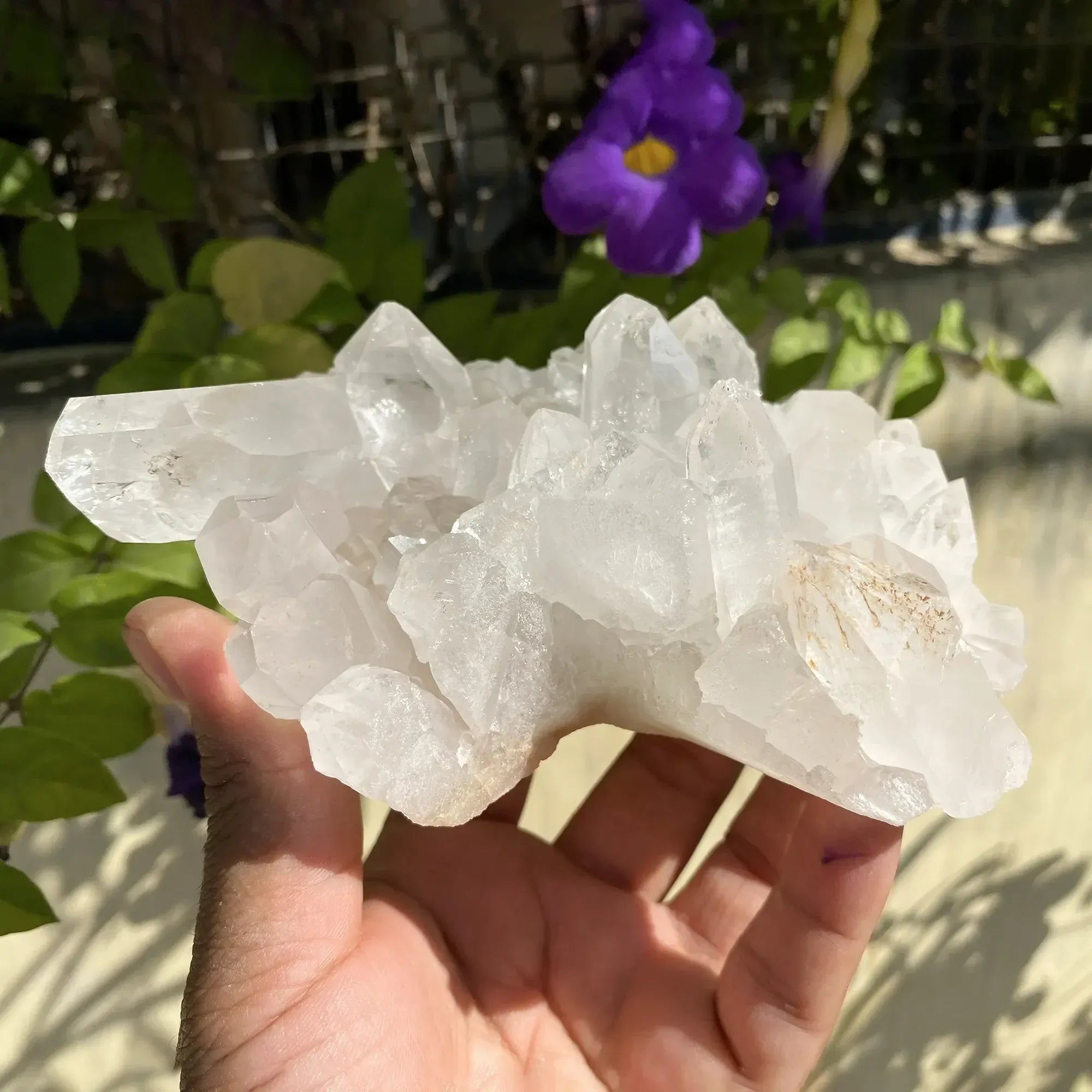 Natural Himalayan White Quartz Cluster 720g Himalayan Quartz