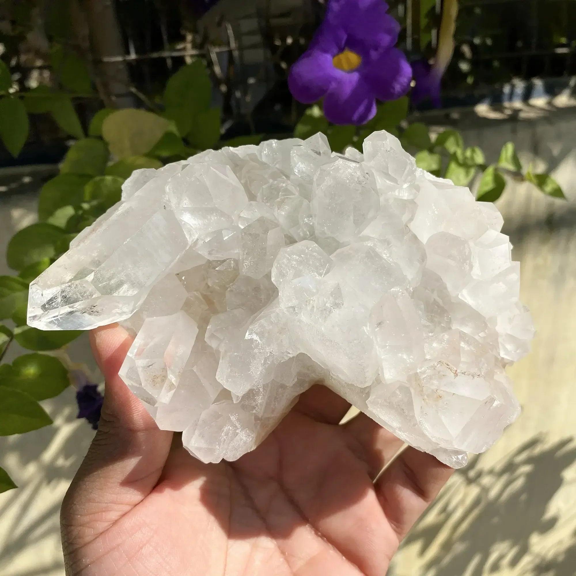 Natural Himalayan White Quartz Cluster 720g Himalayan Quartz