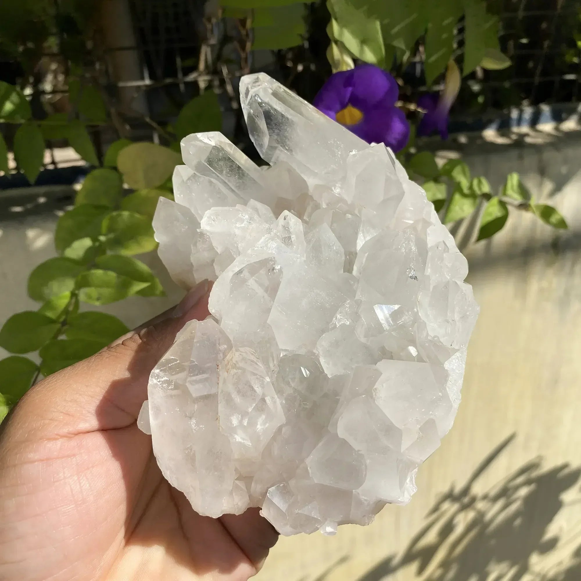 Natural Himalayan White Quartz Cluster 720g Himalayan Quartz