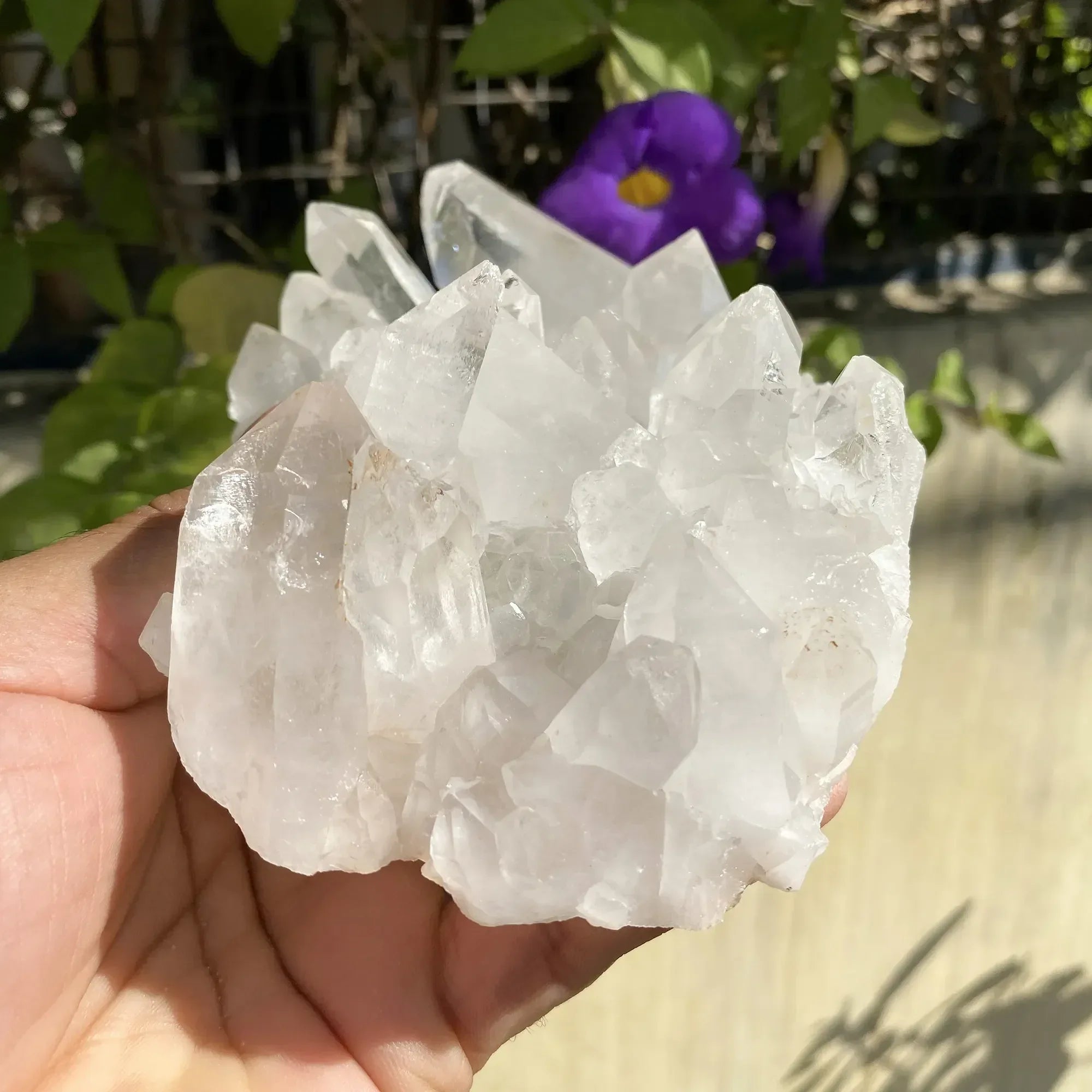 Natural Himalayan White Quartz Cluster 720g Himalayan Quartz