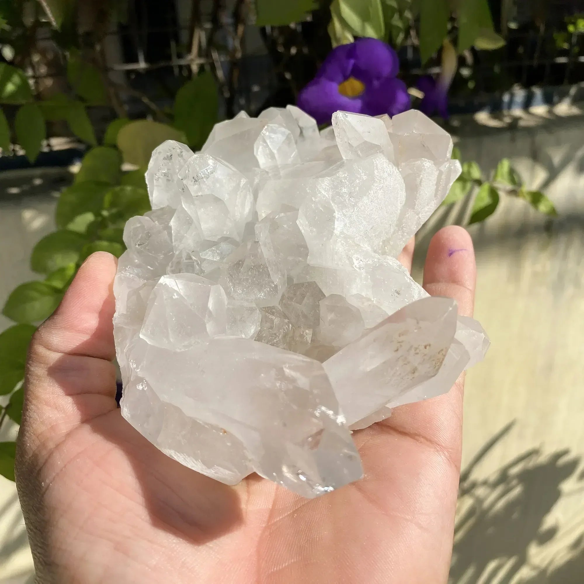Natural Himalayan White Quartz Cluster 720g Himalayan Quartz