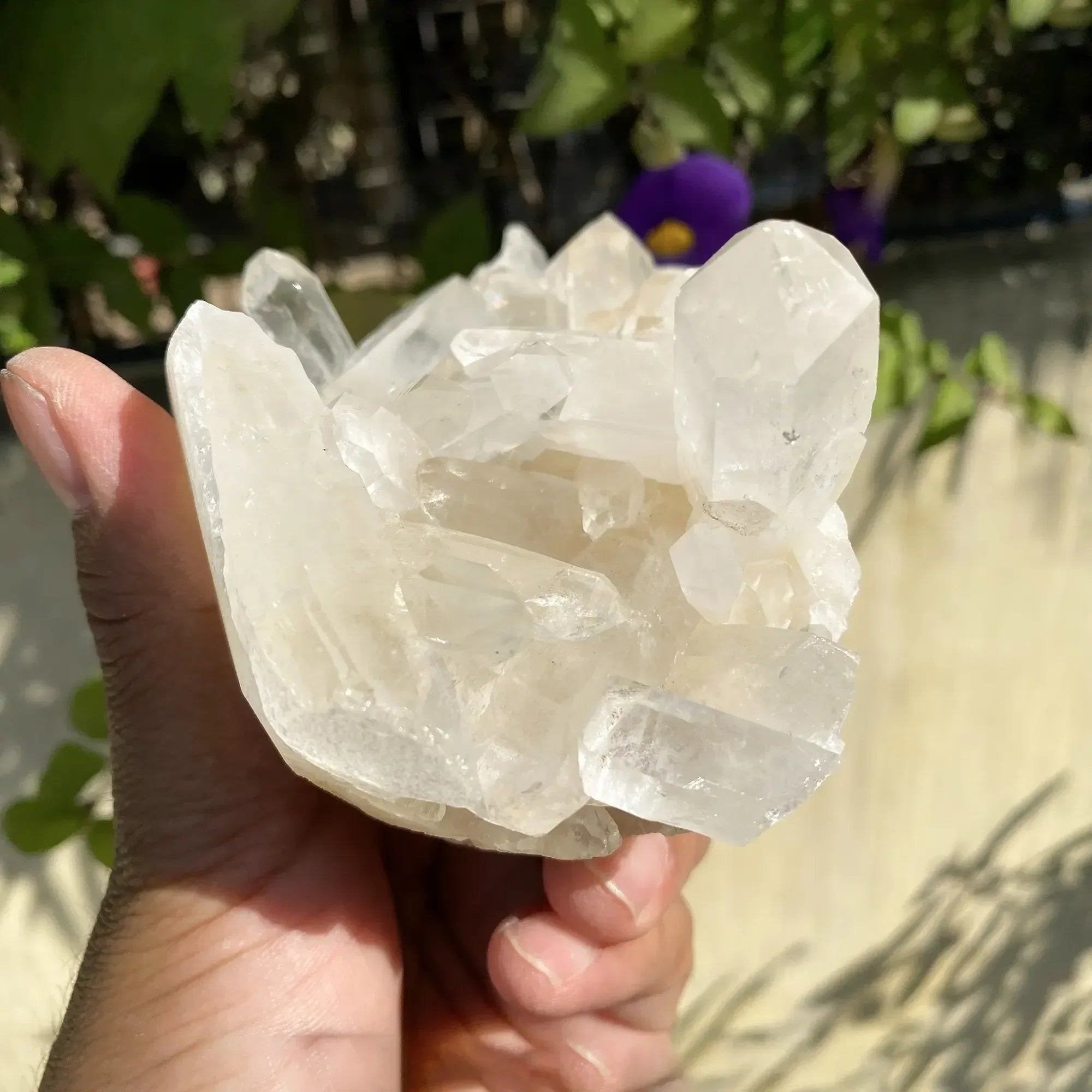 Natural Himalayan White Quartz Cluster 585g Himalayan Quartz
