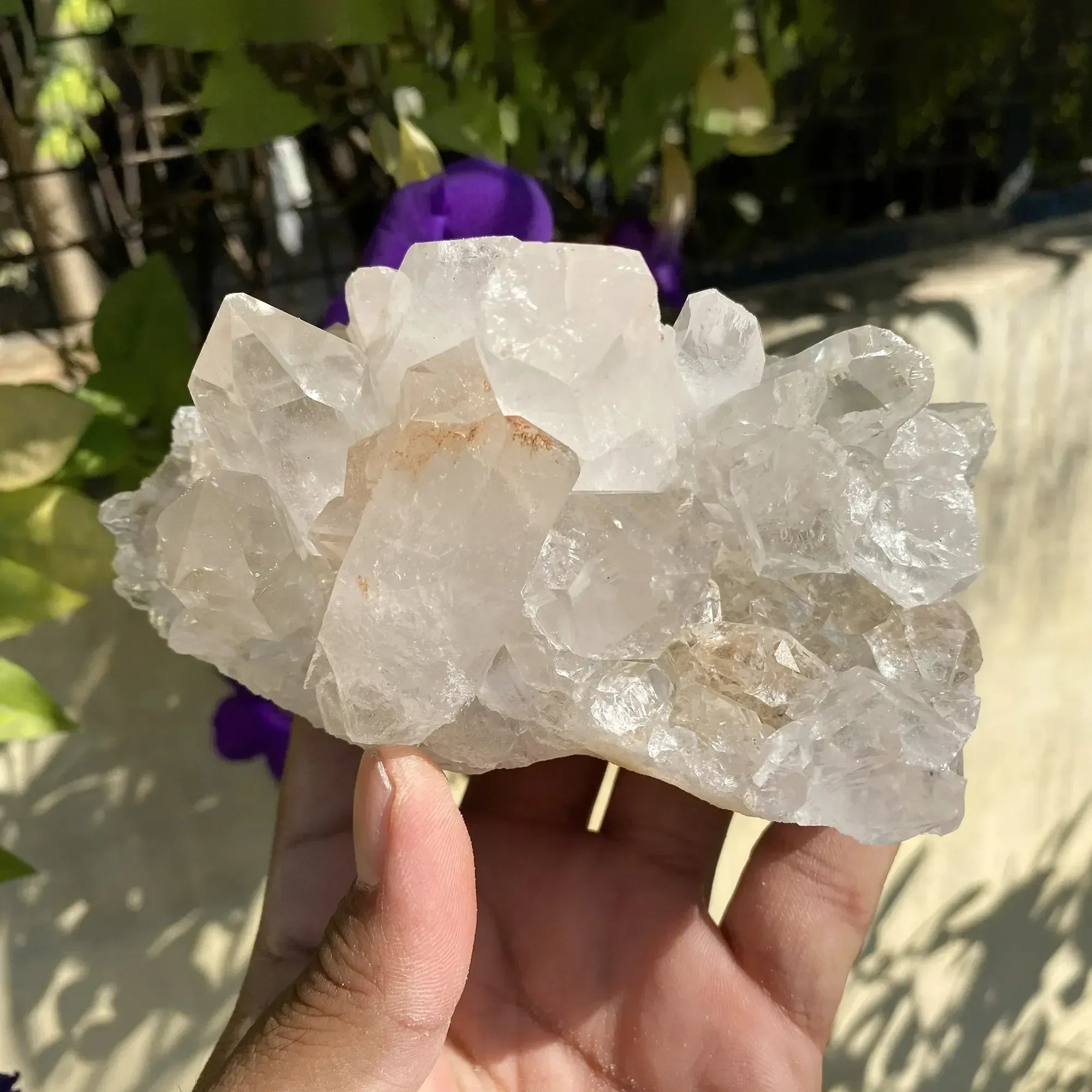 Natural Himalayan Pink Quartz Cluster 650g Himalayan Quartz