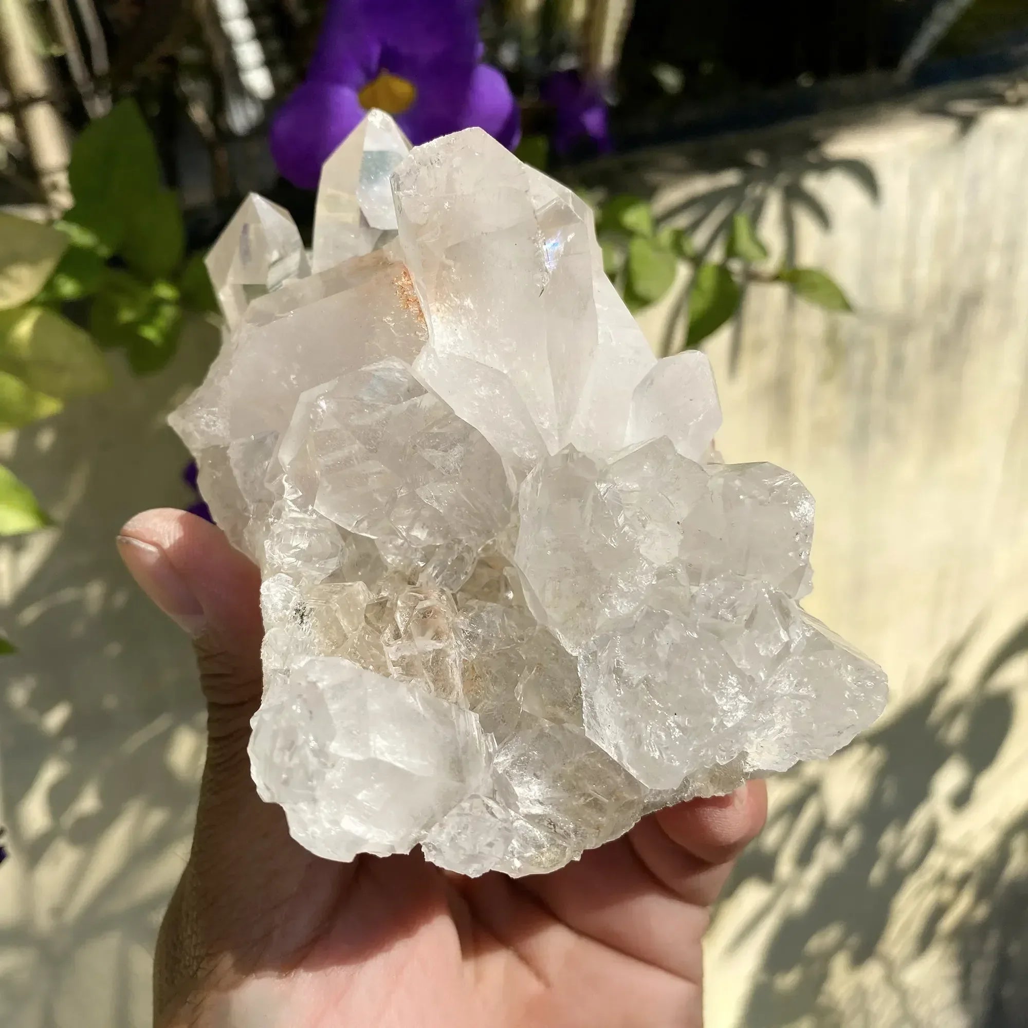 Natural Himalayan Pink Quartz Cluster 650g Himalayan Quartz