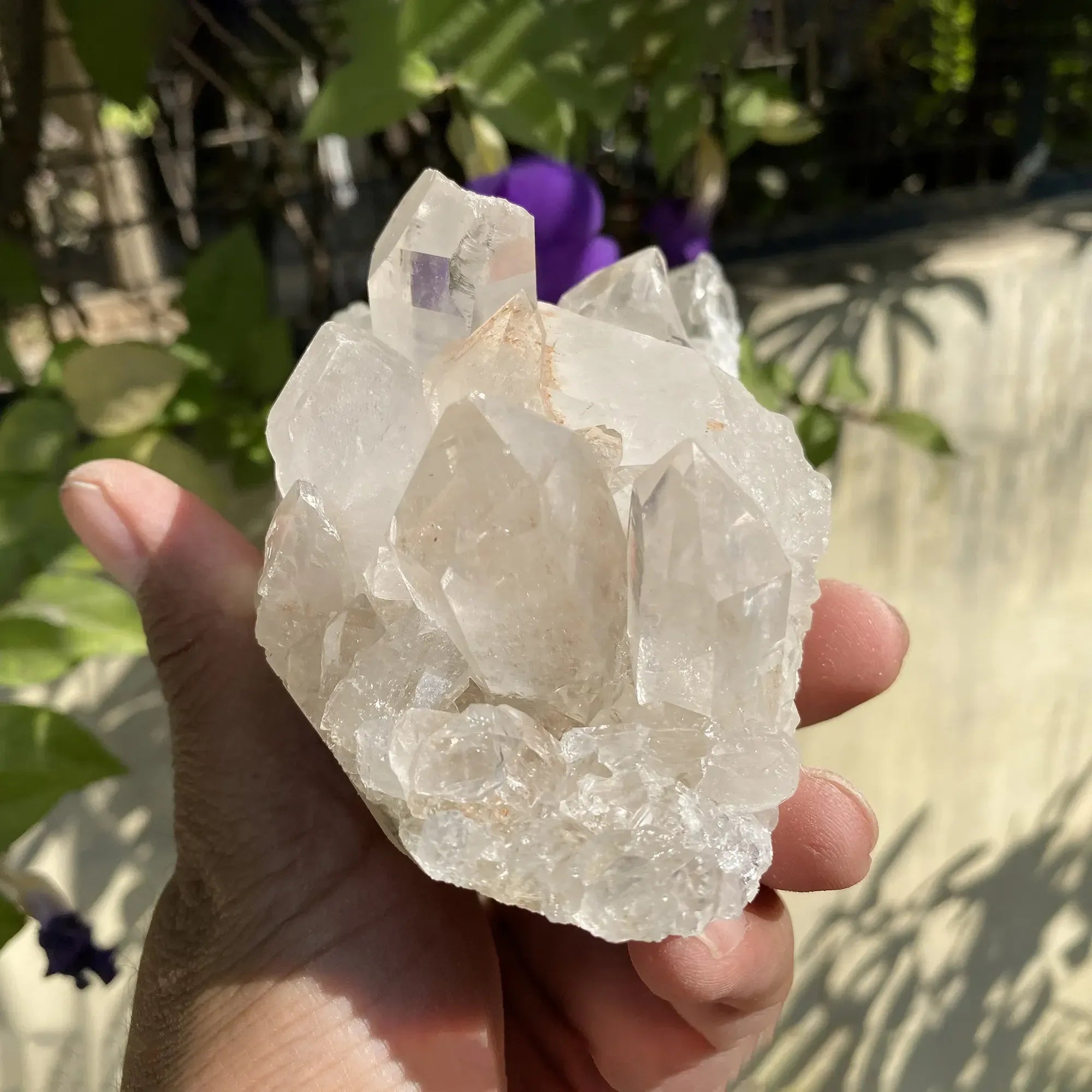 Natural Himalayan Pink Quartz Cluster 650g Himalayan Quartz