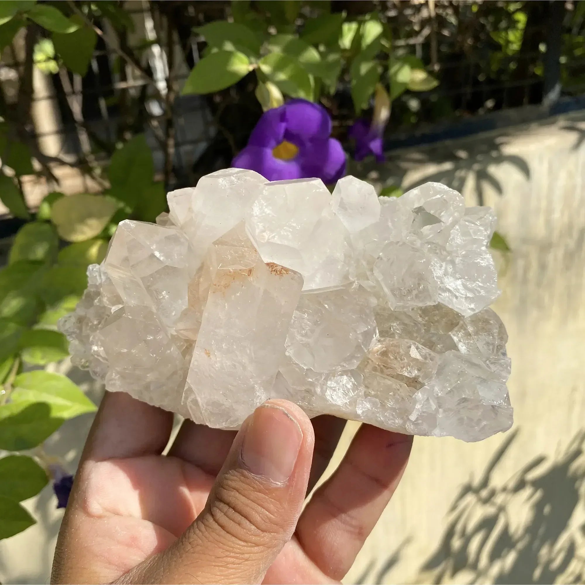 Natural Himalayan Pink Quartz Cluster 650g Himalayan Quartz