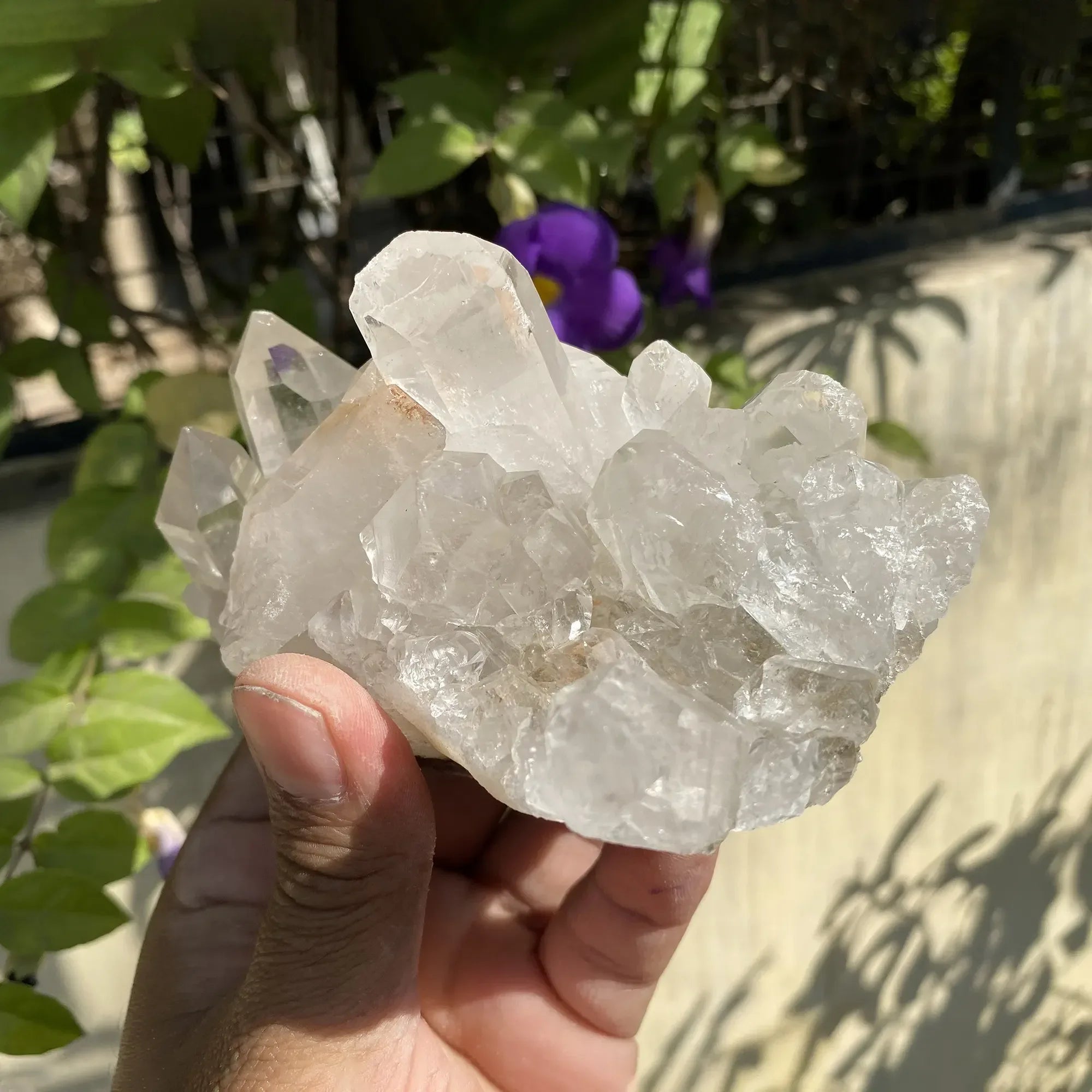 Natural Himalayan Pink Quartz Cluster 650g Himalayan Quartz