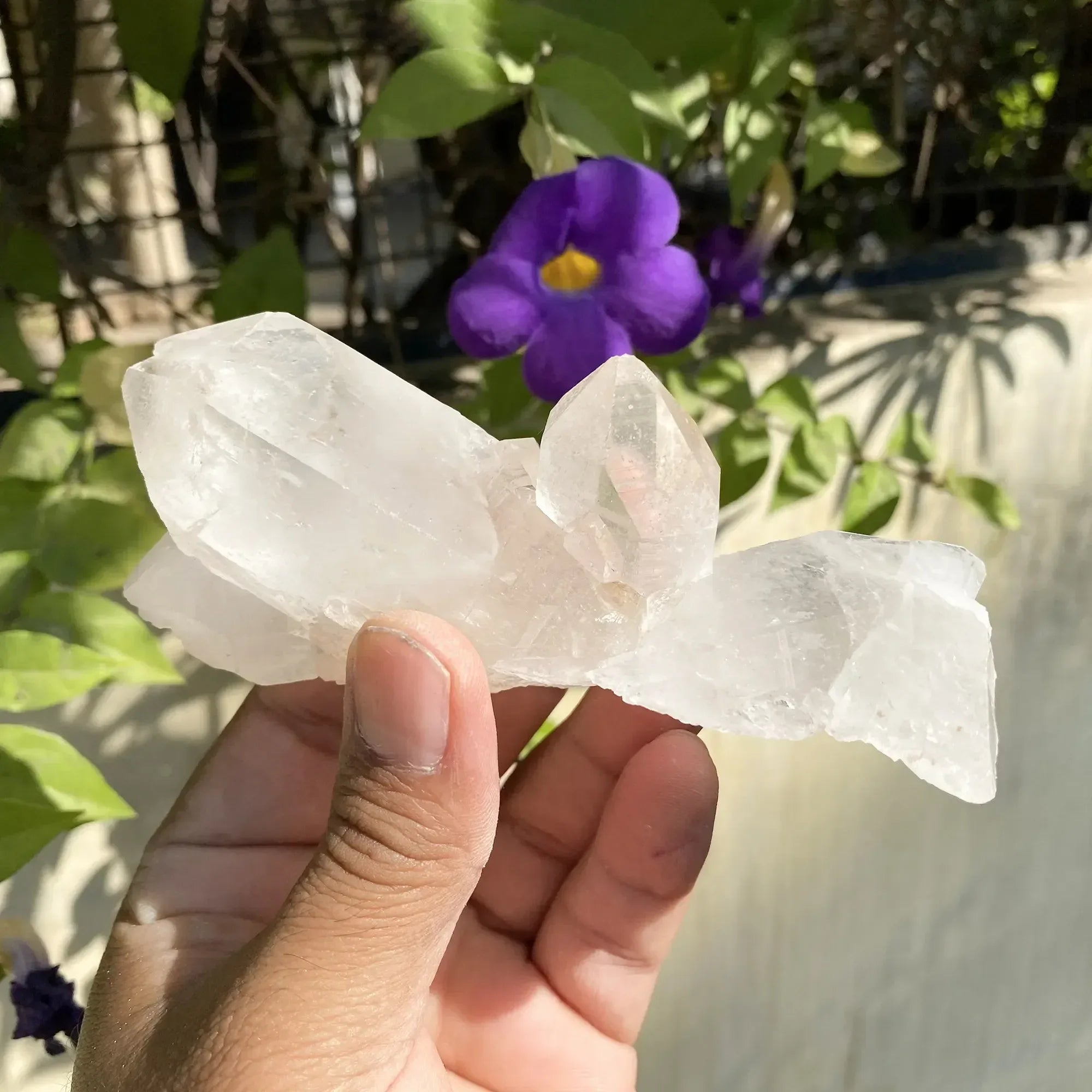 Natural Himalayan White Quartz Cluster 220g Himalayan Quartz