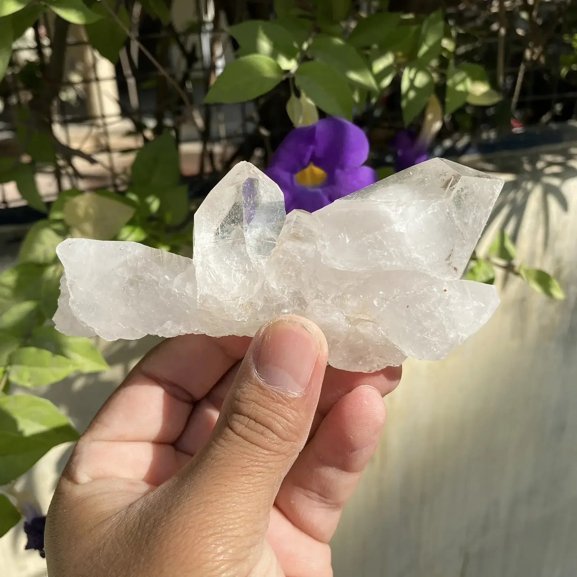 Natural Himalayan White Quartz Cluster 220g Himalayan Quartz