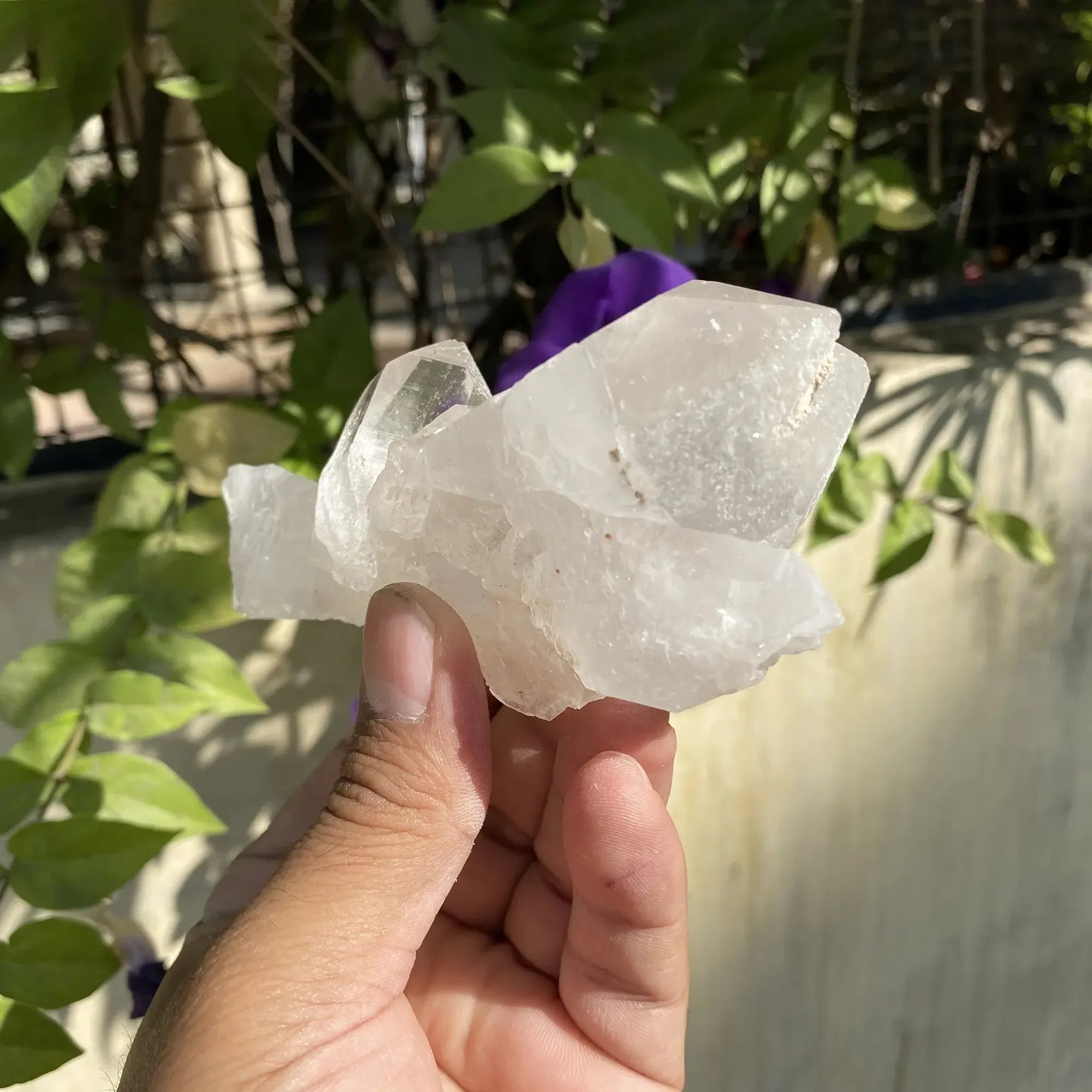 Natural Himalayan White Quartz Cluster 220g Himalayan Quartz