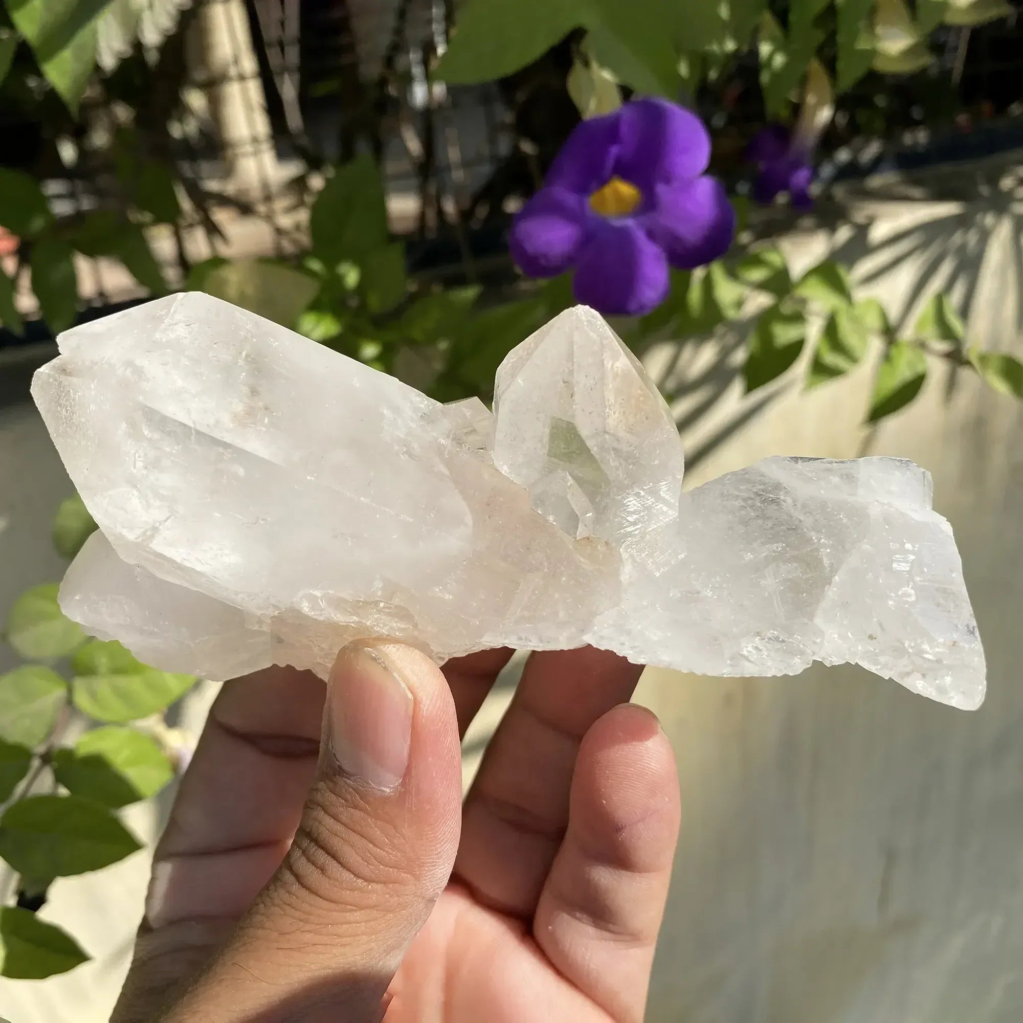 Natural Himalayan White Quartz Cluster 220g Himalayan Quartz