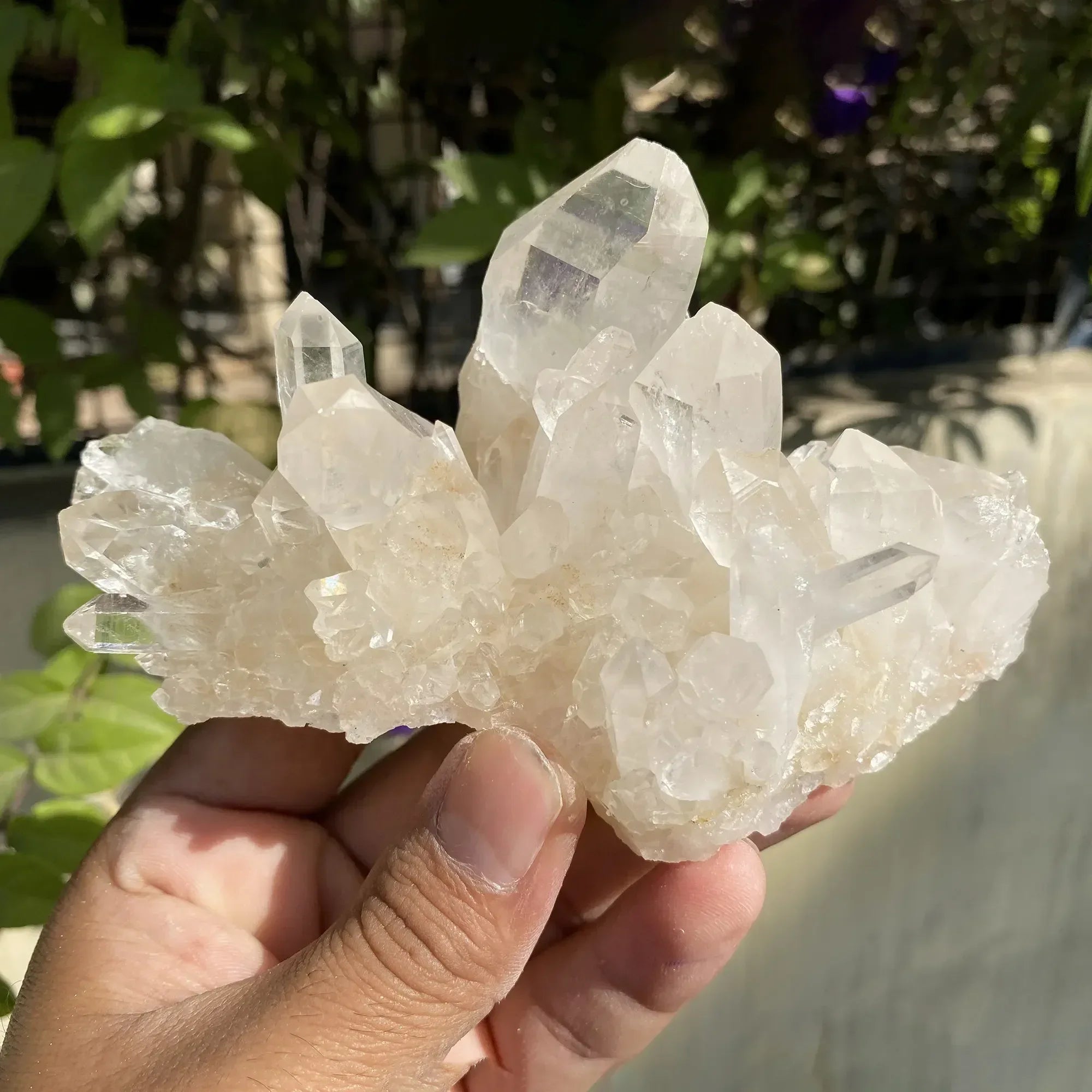 Natural Himalayan White Quartz Cluster 410g Himalayan Quartz