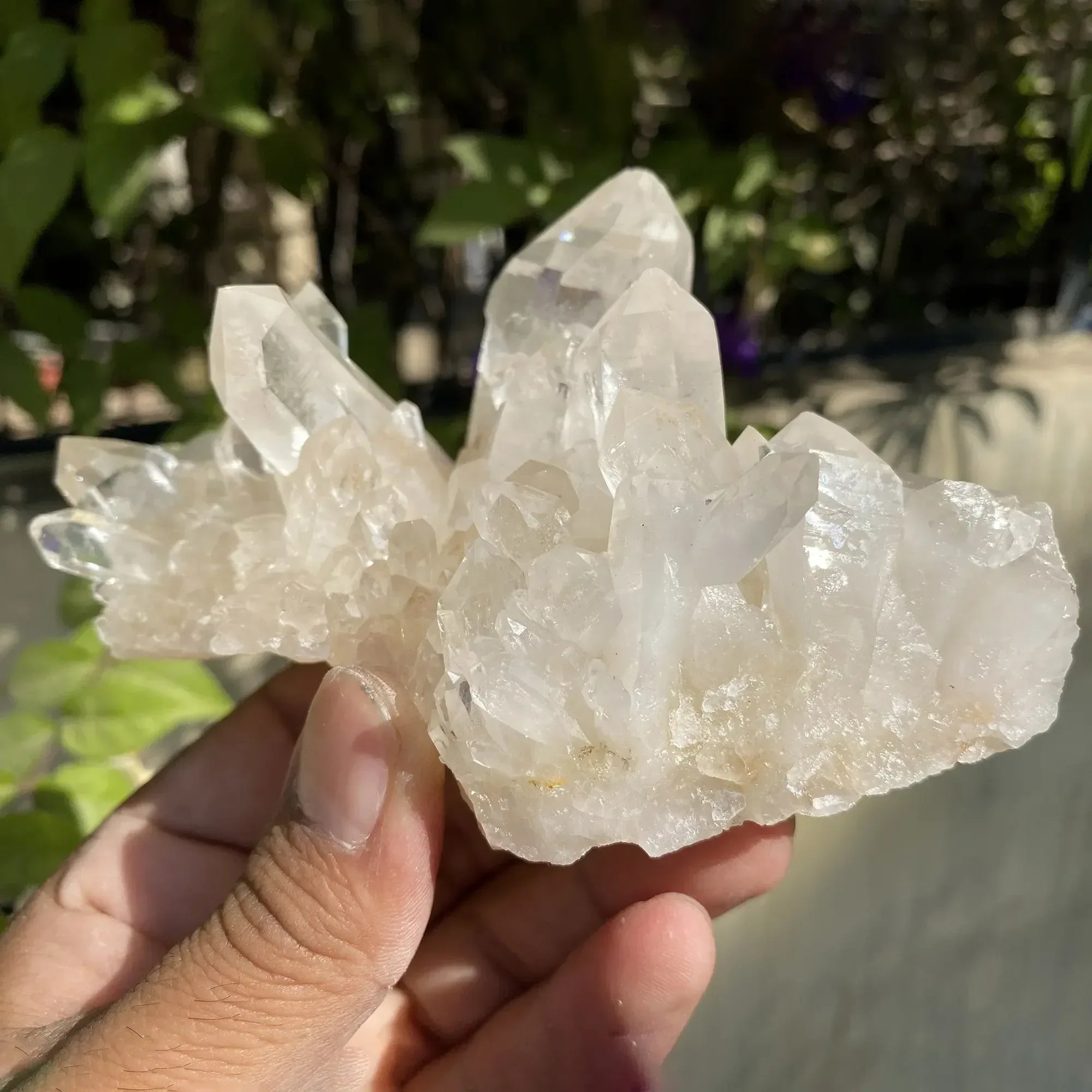 Natural Himalayan White Quartz Cluster 410g Himalayan Quartz