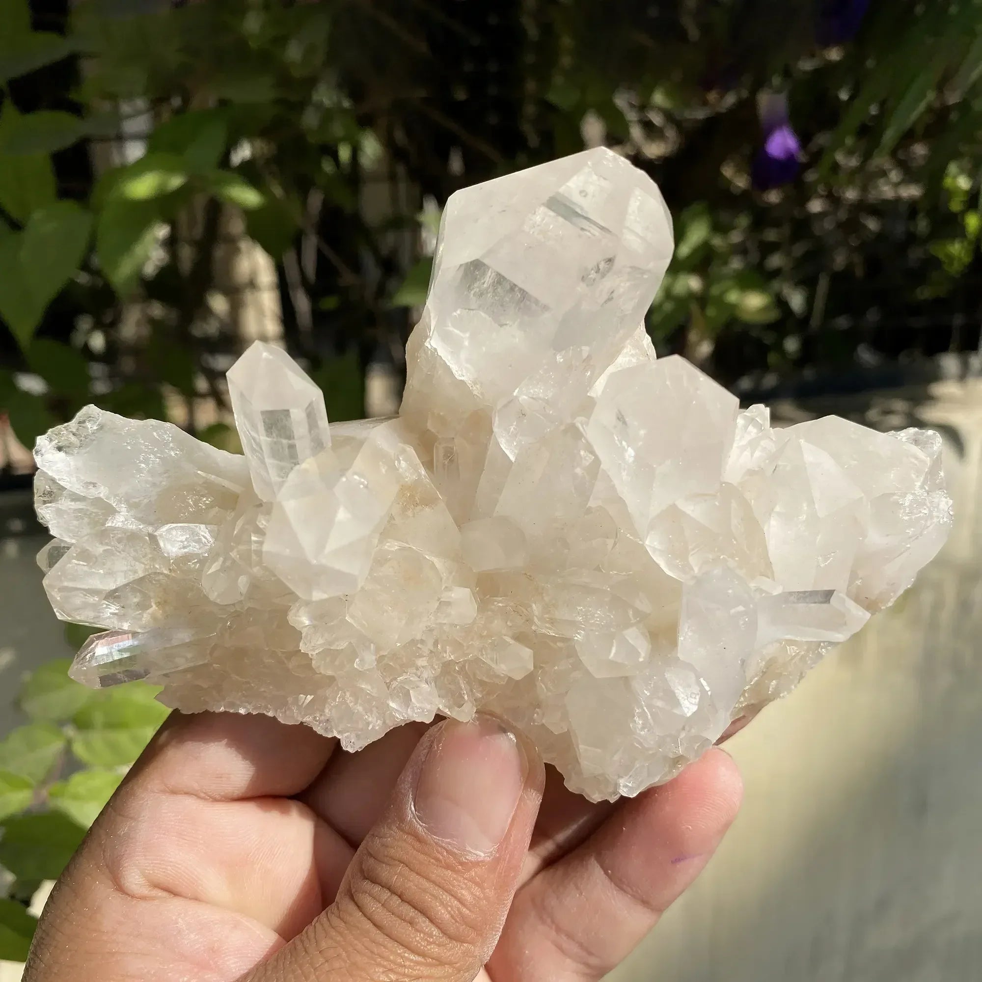 Natural Himalayan White Quartz Cluster 410g Himalayan Quartz