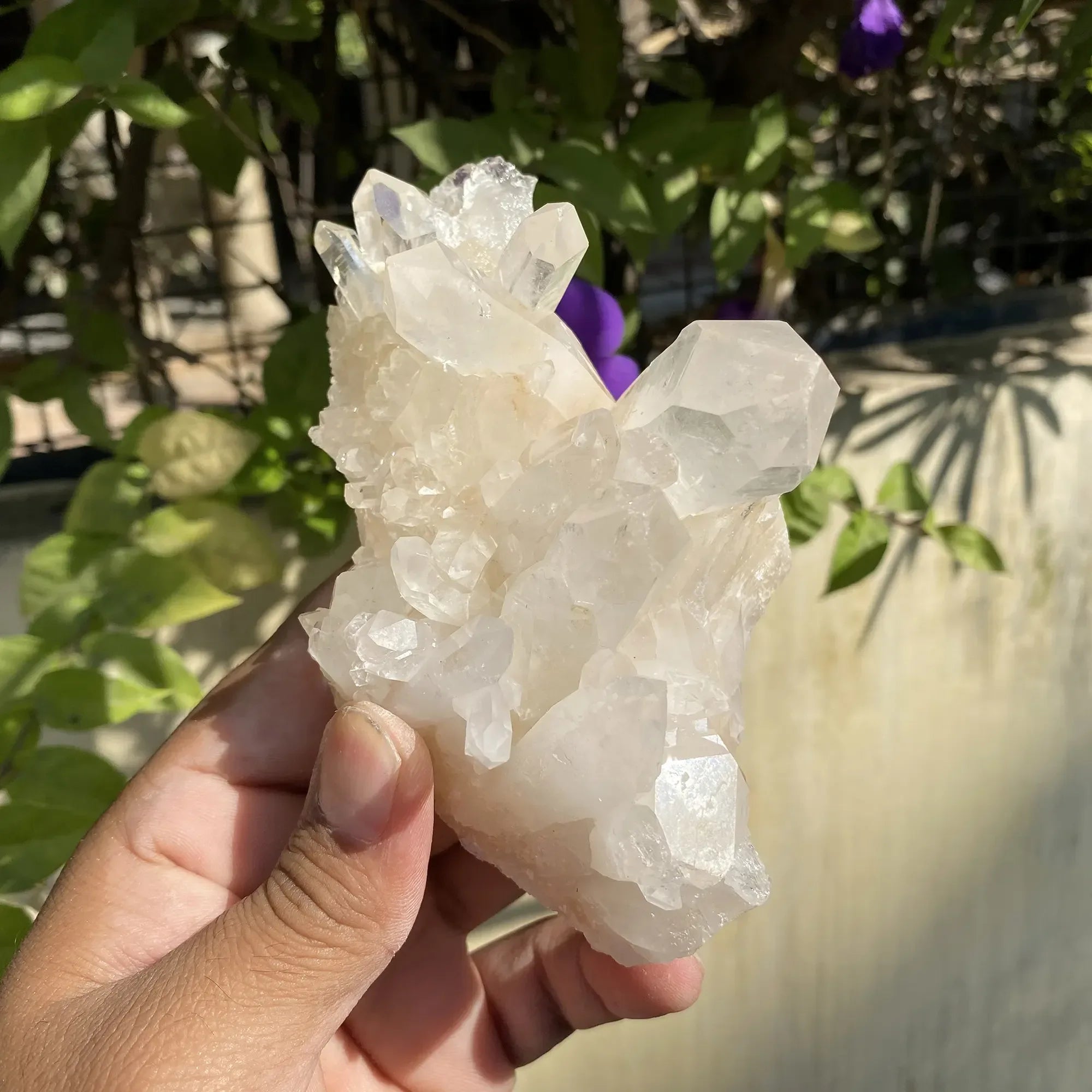 Natural Himalayan White Quartz Cluster 410g Himalayan Quartz
