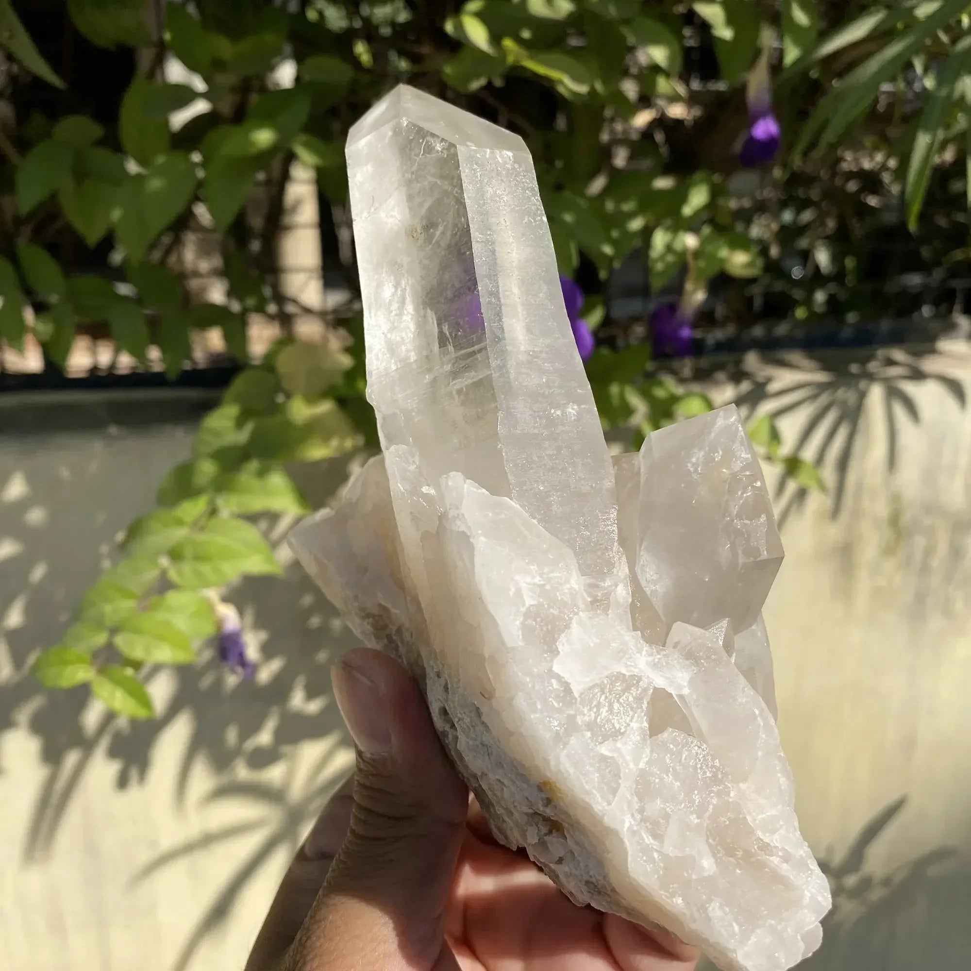 Natural Himalayan White Quartz Cluster 735g Himalayan Quartz