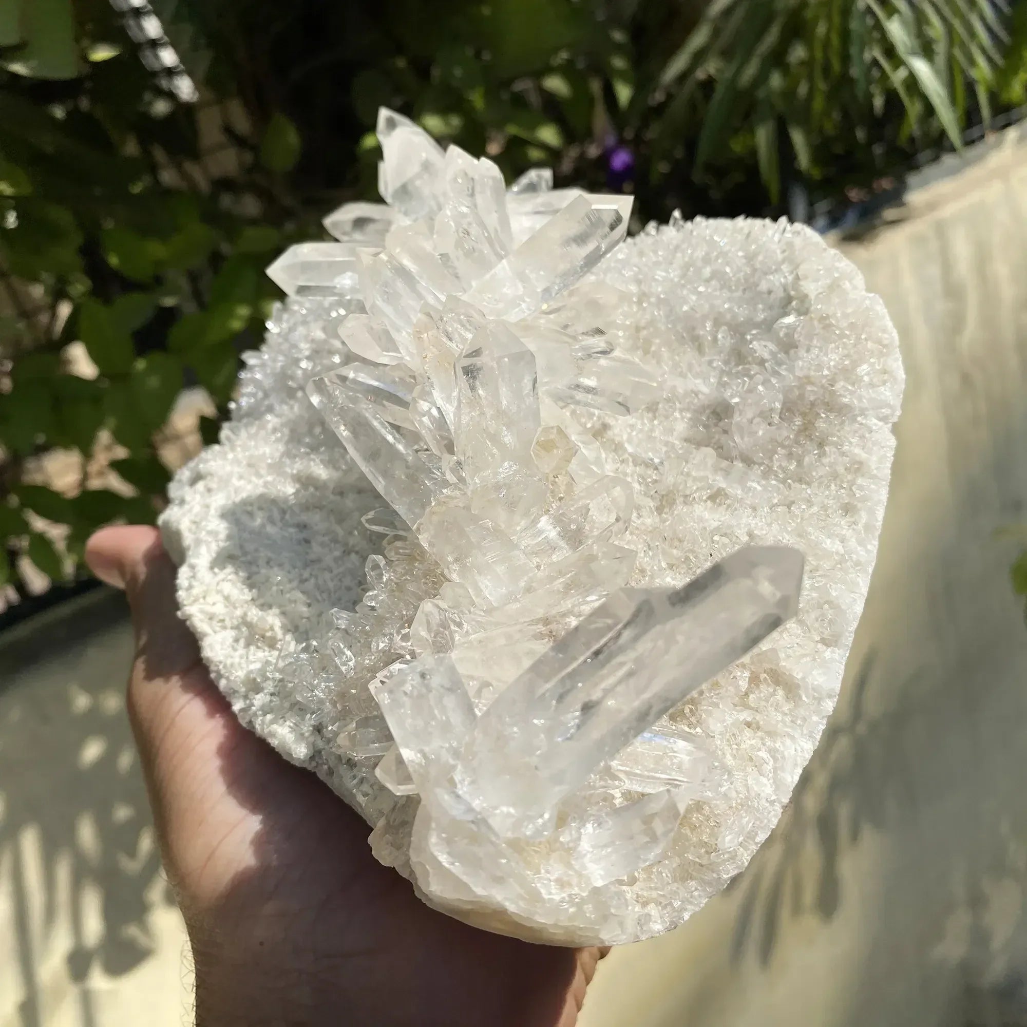 Natural Himalayan White Quartz Cluster 1905g Himalayan Quartz Bracelets