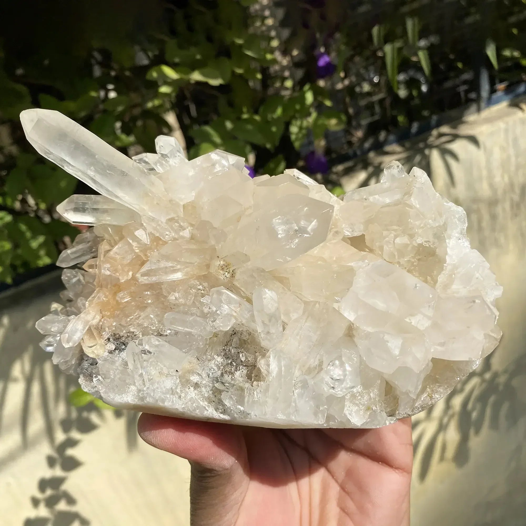 Natural Himalayan Pink Quartz Cluster 1445g Himalayan Quartz