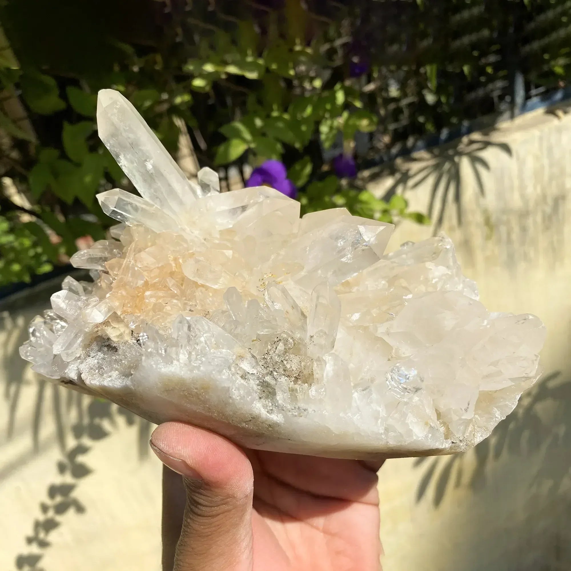 Natural Himalayan Pink Quartz Cluster 1445g Himalayan Quartz