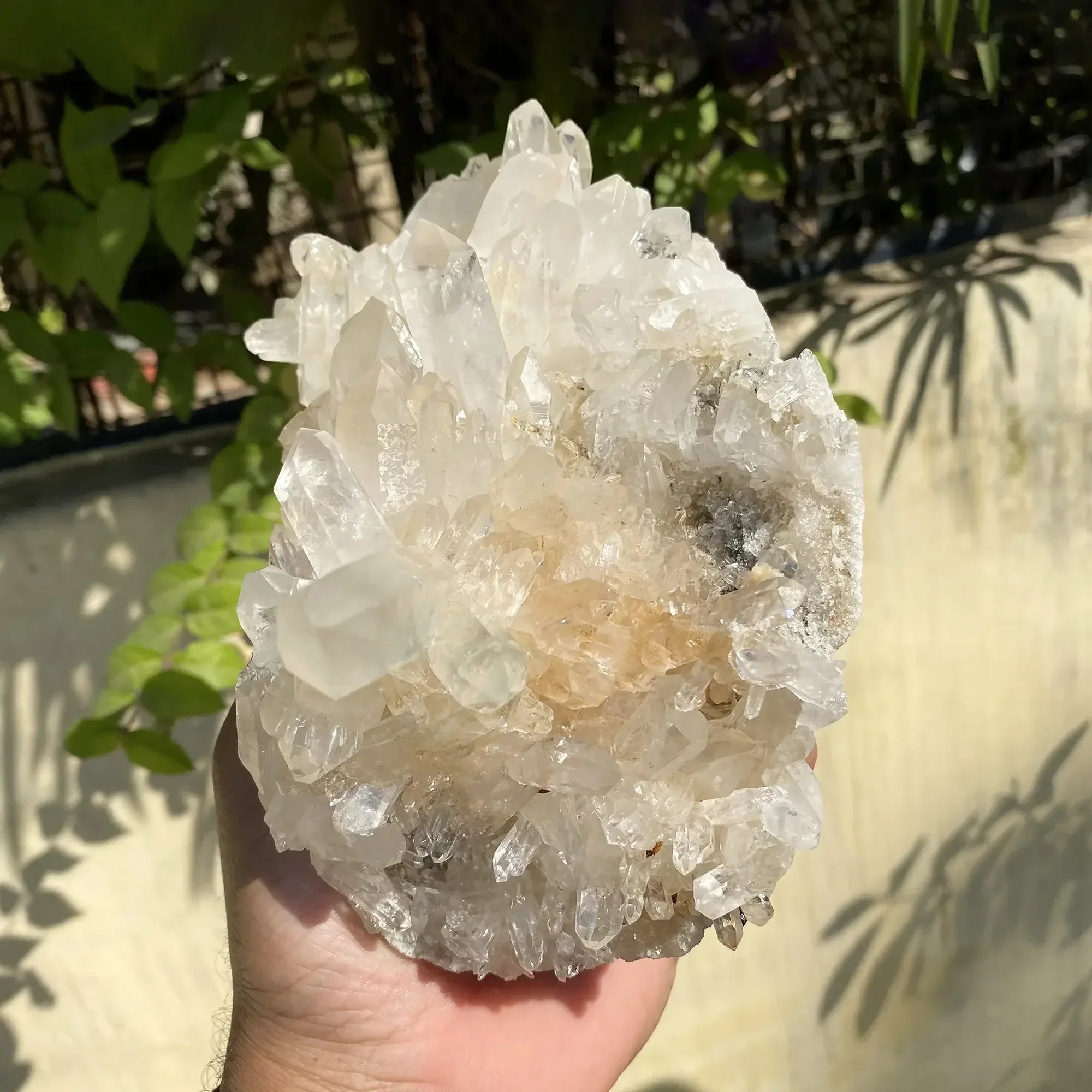 Natural Himalayan Pink Quartz Cluster 1445g Himalayan Quartz