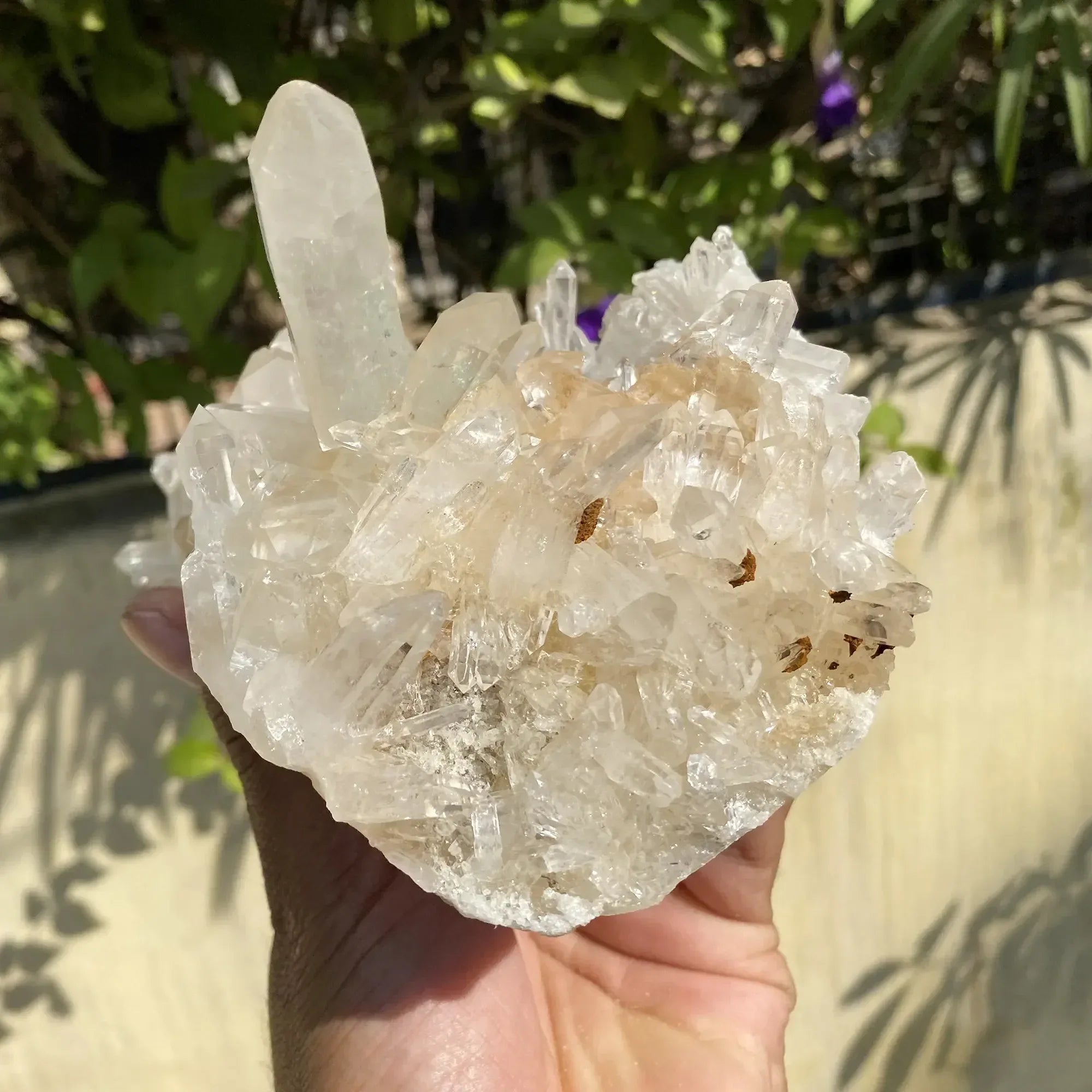 Natural Himalayan Pink Quartz Cluster 1445g Himalayan Quartz