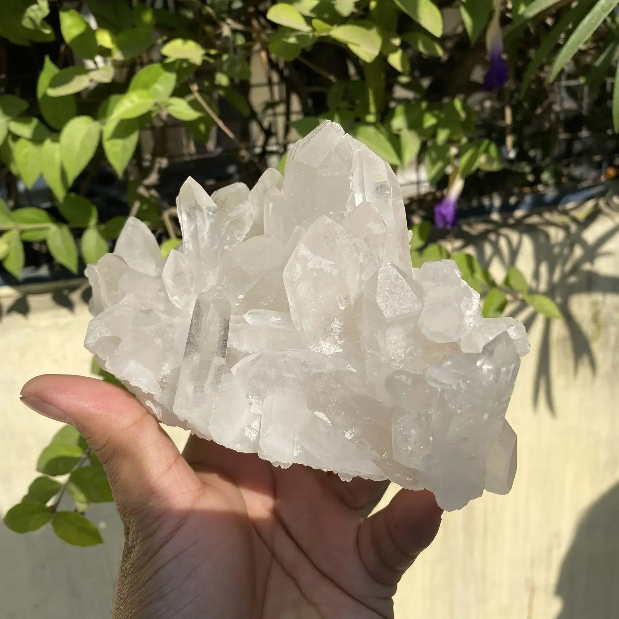 Natural Himalayan White Quartz Cluster 760g Himalayan Quartz