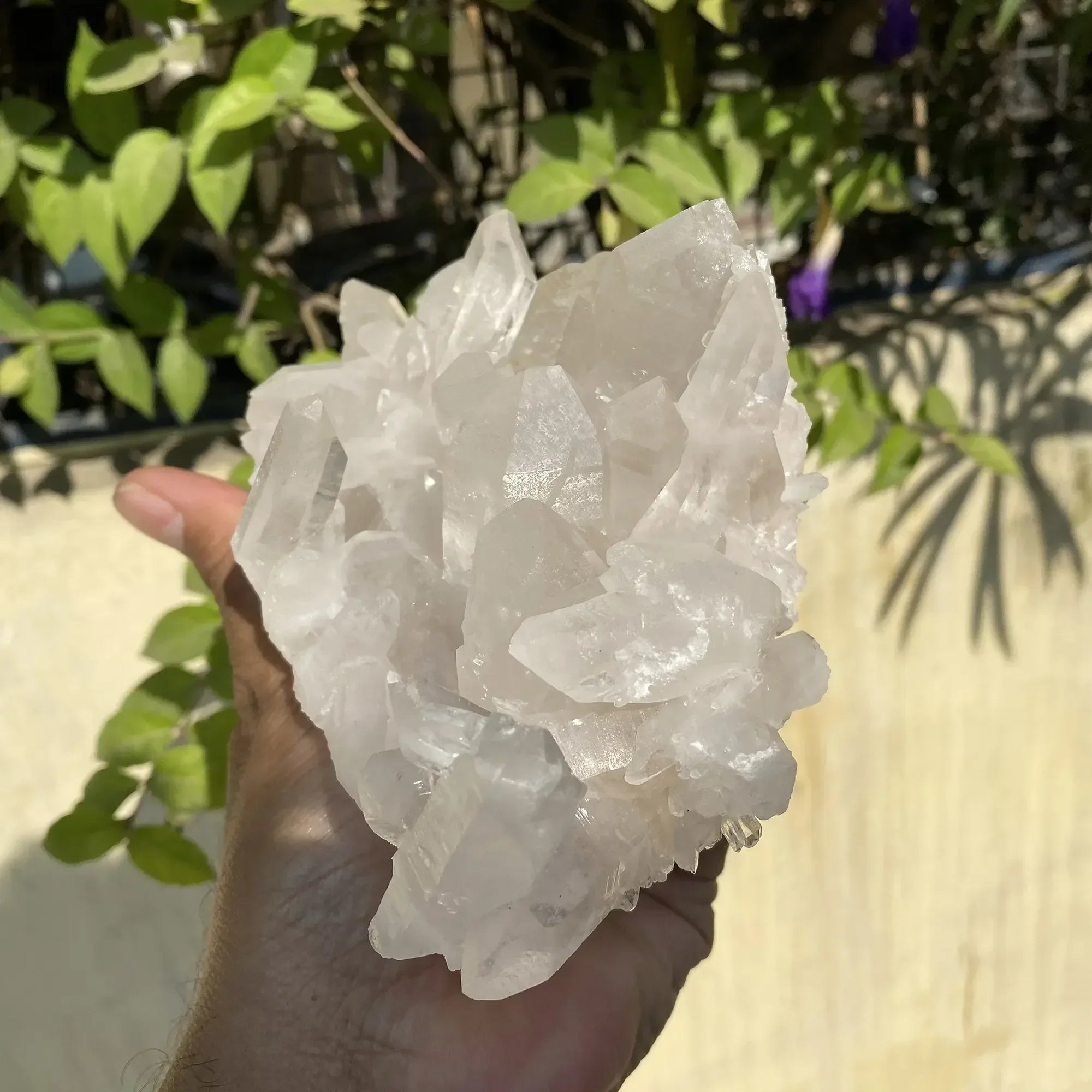 Natural Himalayan White Quartz Cluster 760g Himalayan Quartz