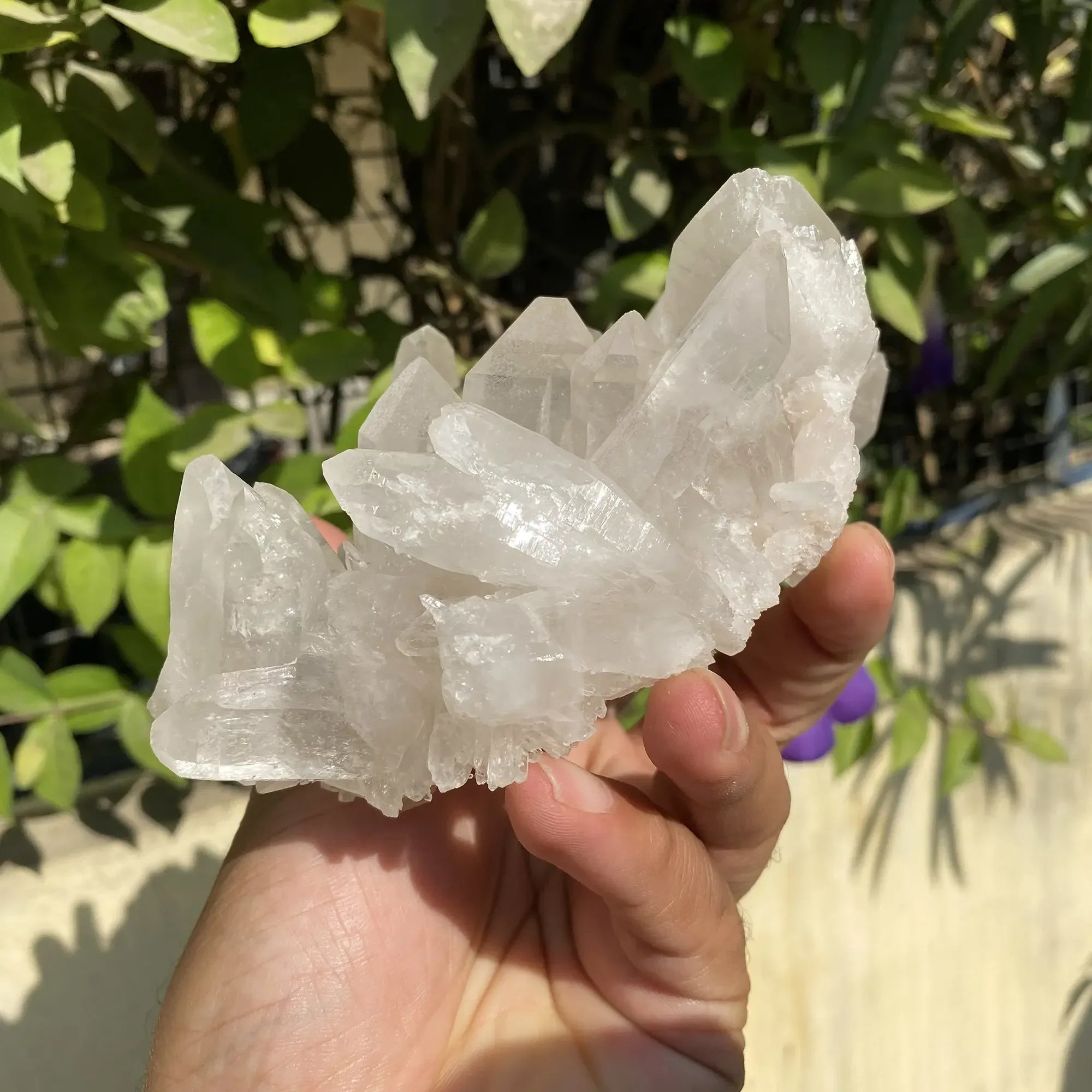 Natural Himalayan White Quartz Cluster 760g Himalayan Quartz