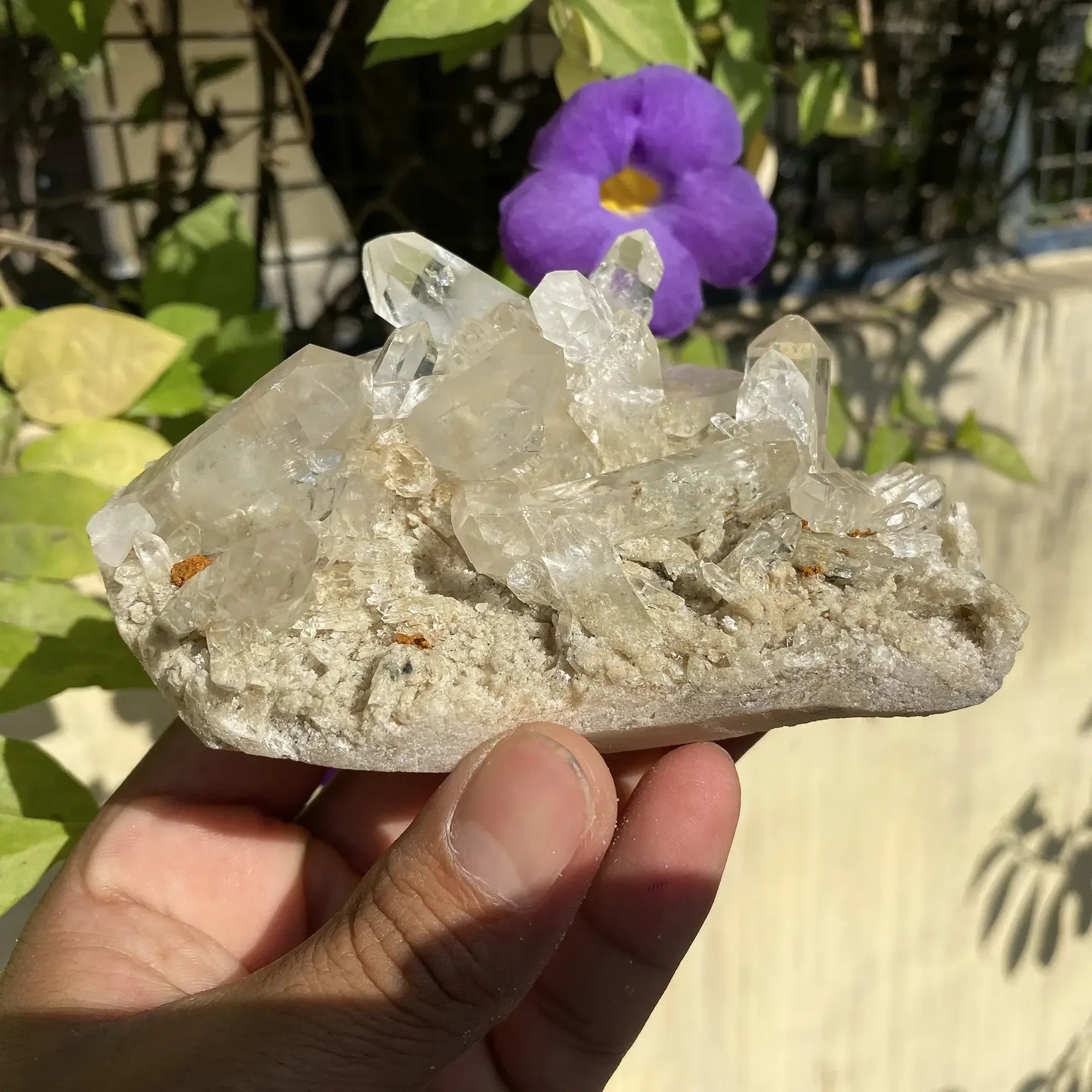 Natural Himalayan Pink Quartz Cluster 515g Himalayan Quartz
