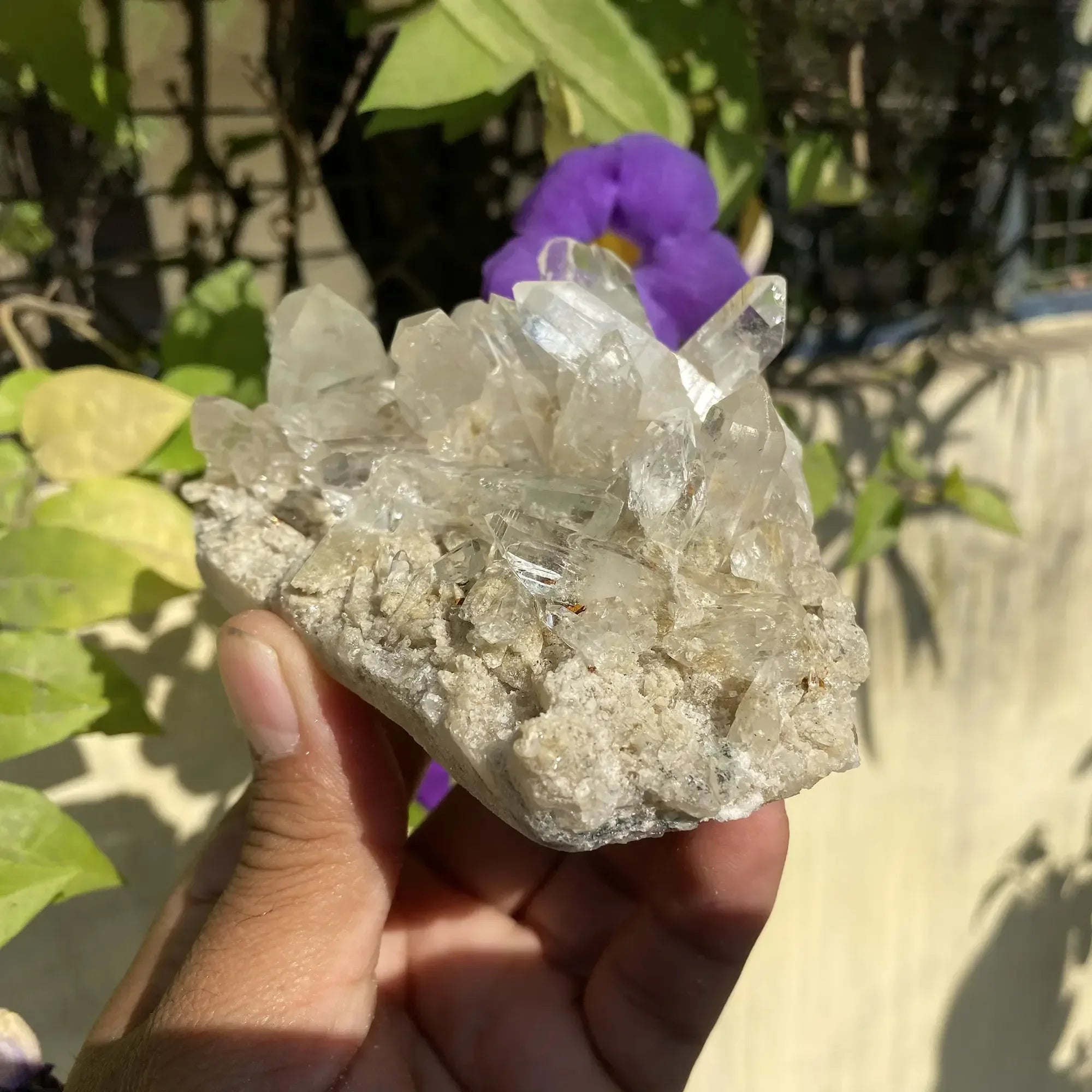 Natural Himalayan Pink Quartz Cluster 515g Himalayan Quartz