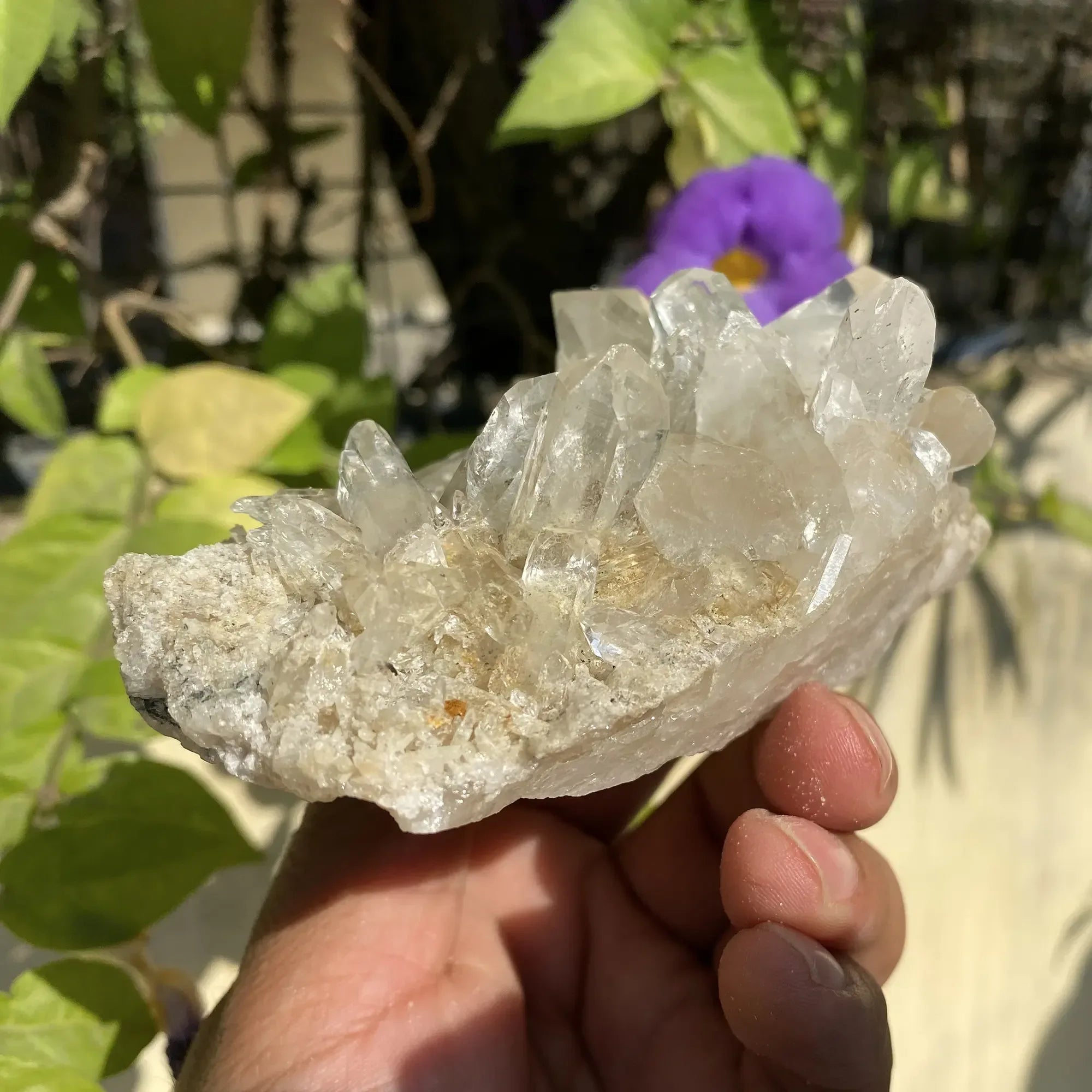 Natural Himalayan Pink Quartz Cluster 515g Himalayan Quartz