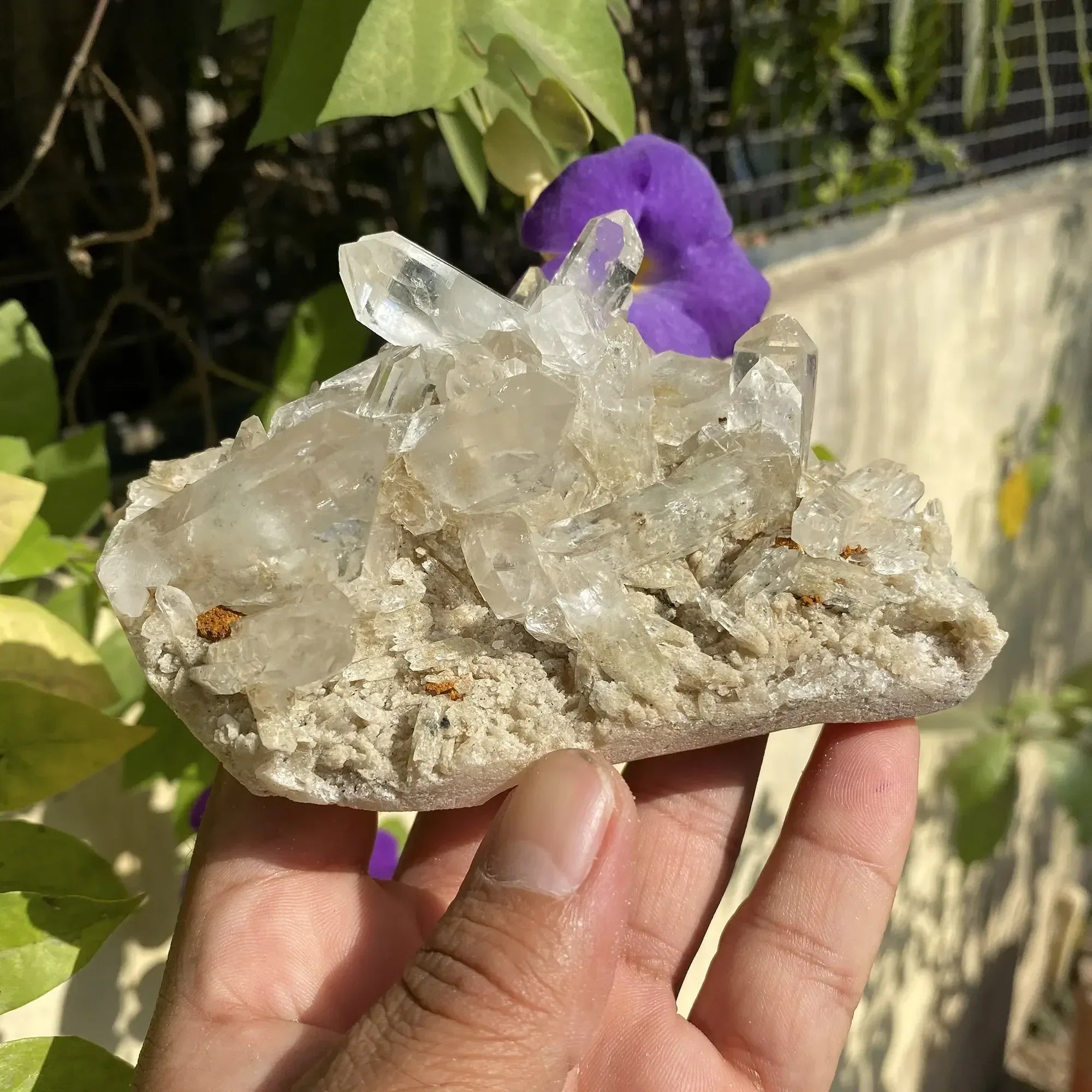 Natural Himalayan Pink Quartz Cluster 515g Himalayan Quartz