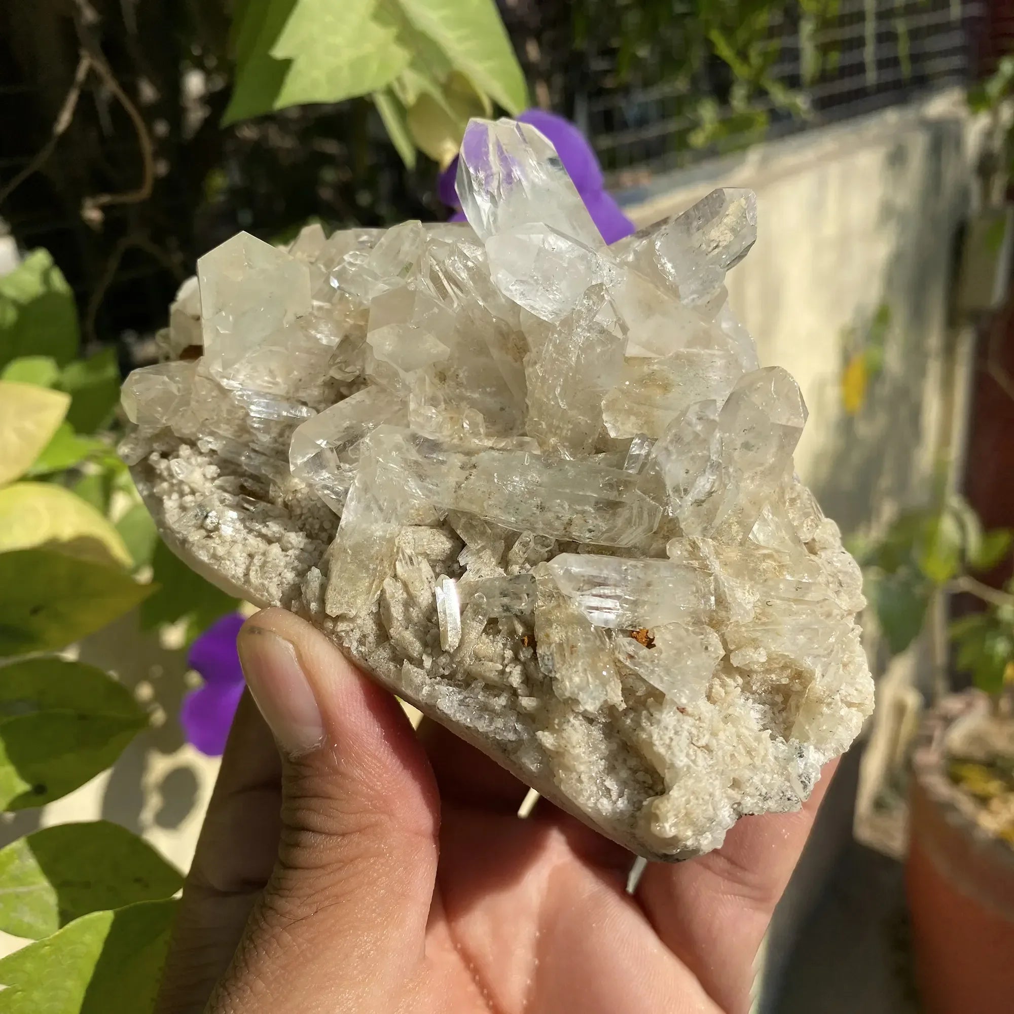 Natural Himalayan Pink Quartz Cluster 515g Himalayan Quartz
