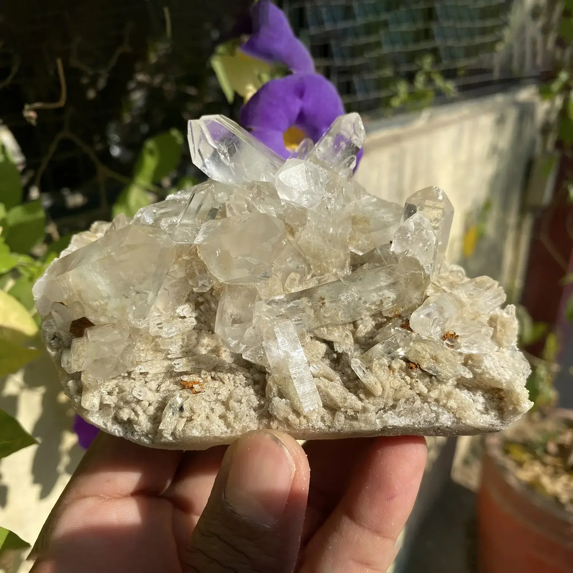 Natural Himalayan Pink Quartz Cluster 515g Himalayan Quartz