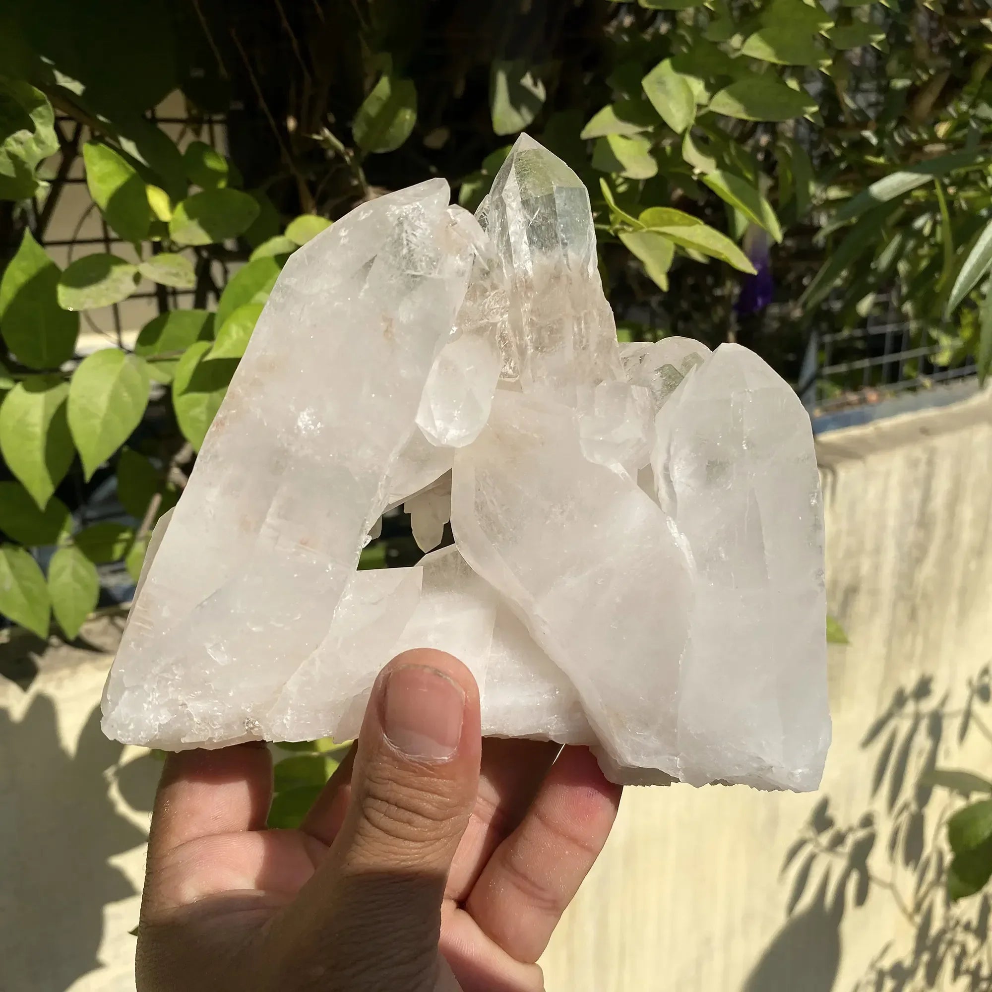 Natural Himalayan White Quartz Cluster 915g Himalayan Quartz