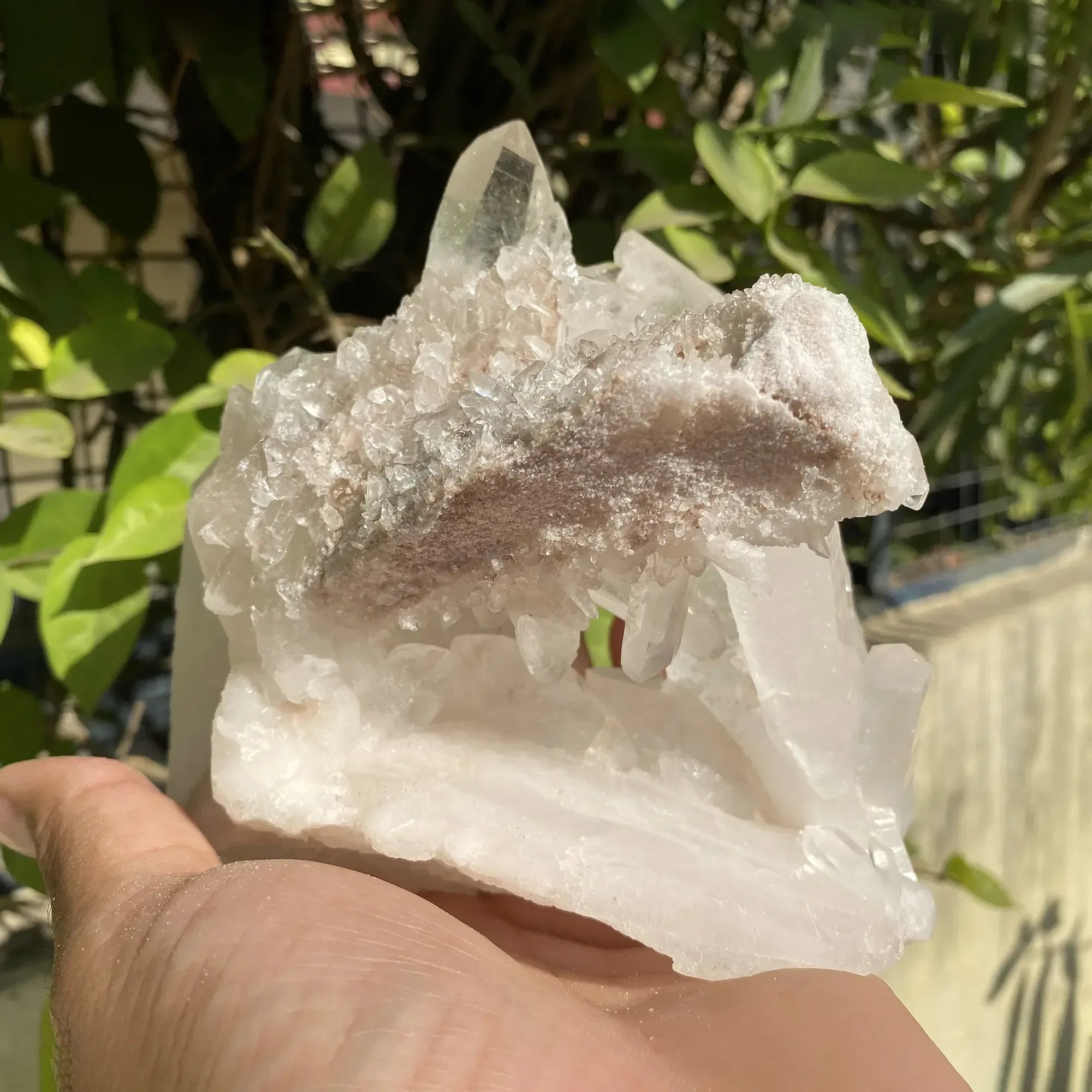Natural Himalayan White Quartz Cluster 915g Himalayan Quartz