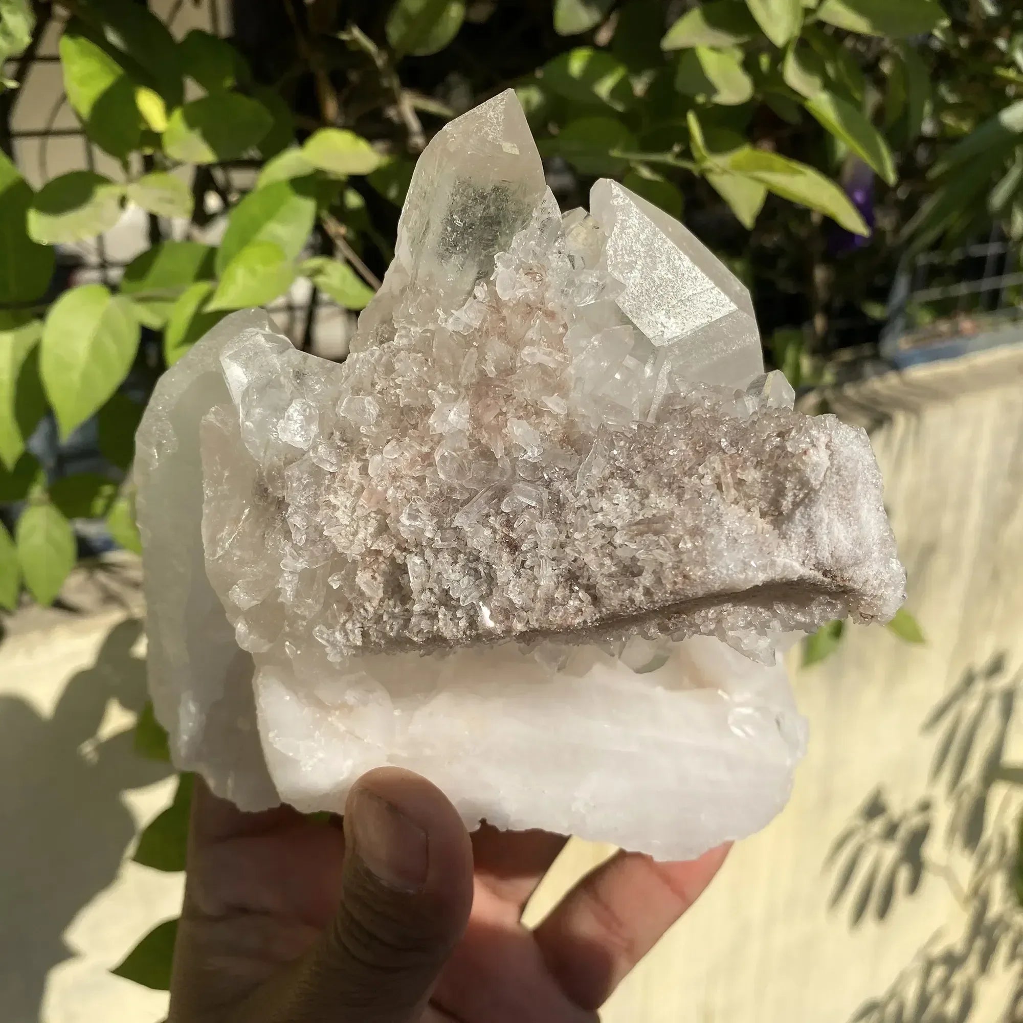 Natural Himalayan White Quartz Cluster 915g Himalayan Quartz