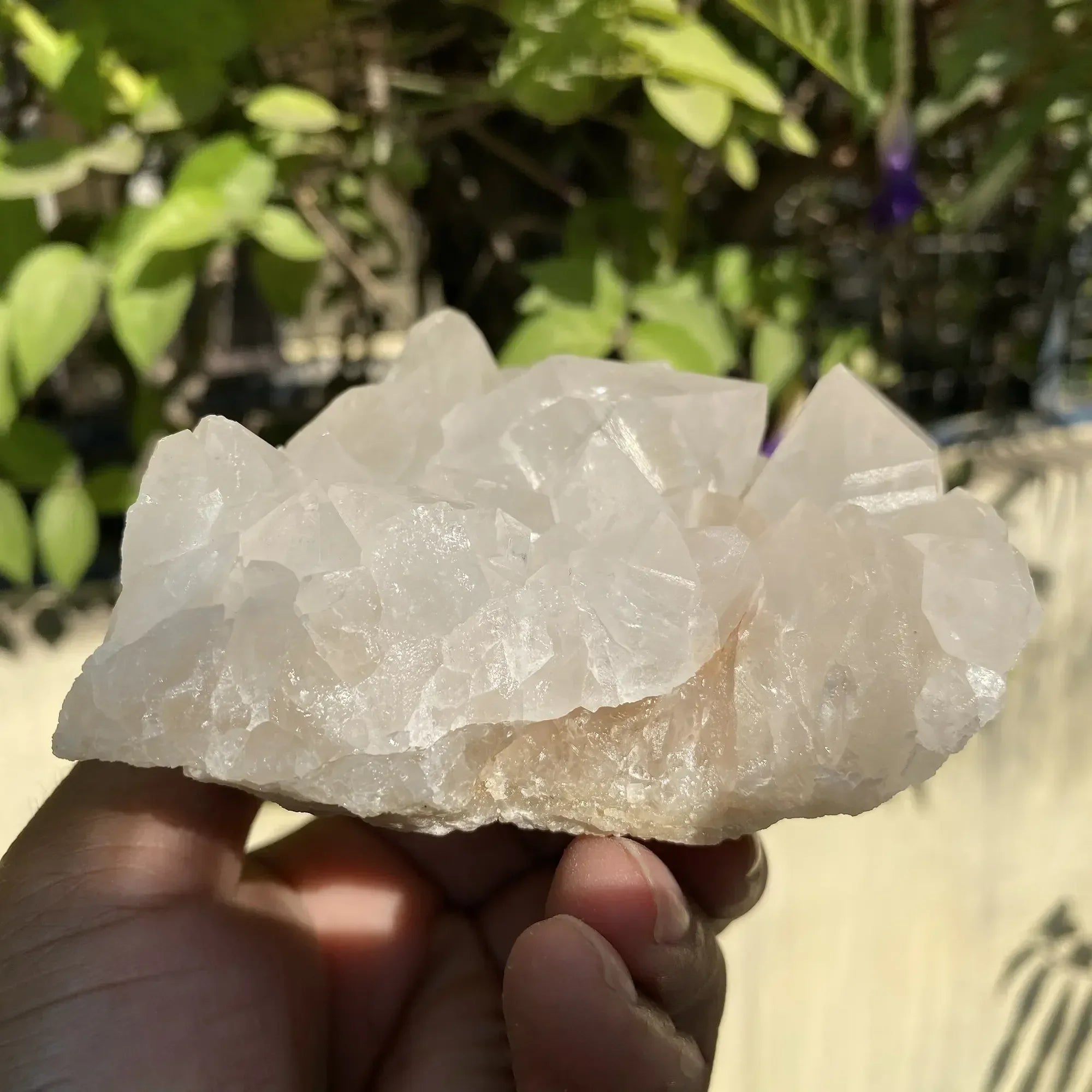 Natural Himalayan White Quartz Cluster 600g Himalayan Quartz