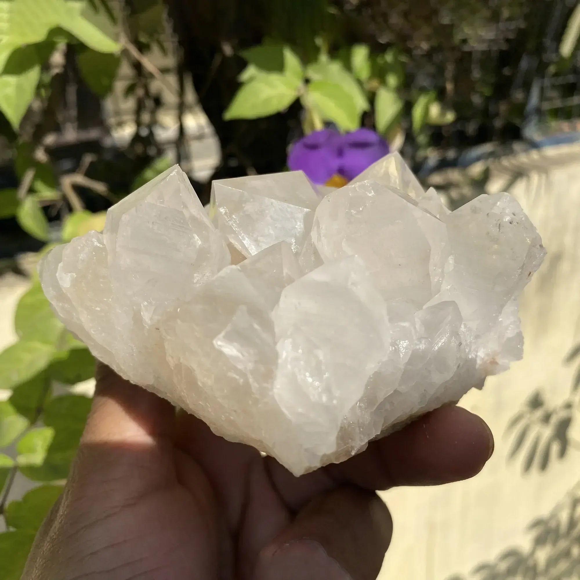 Natural Himalayan White Quartz Cluster 600g Himalayan Quartz