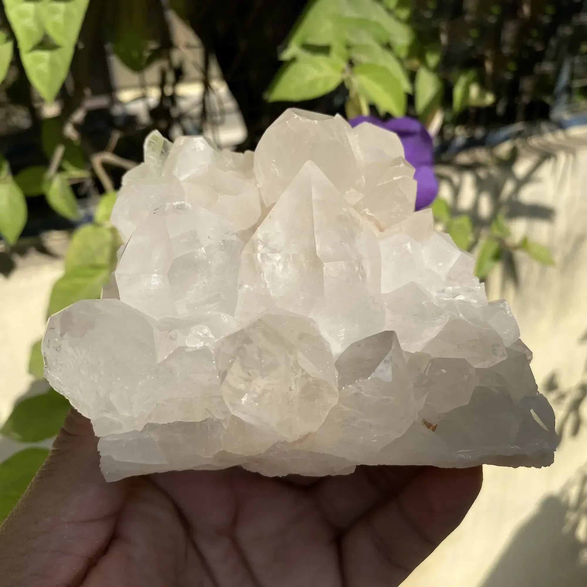 Natural Himalayan White Quartz Cluster 600g Himalayan Quartz