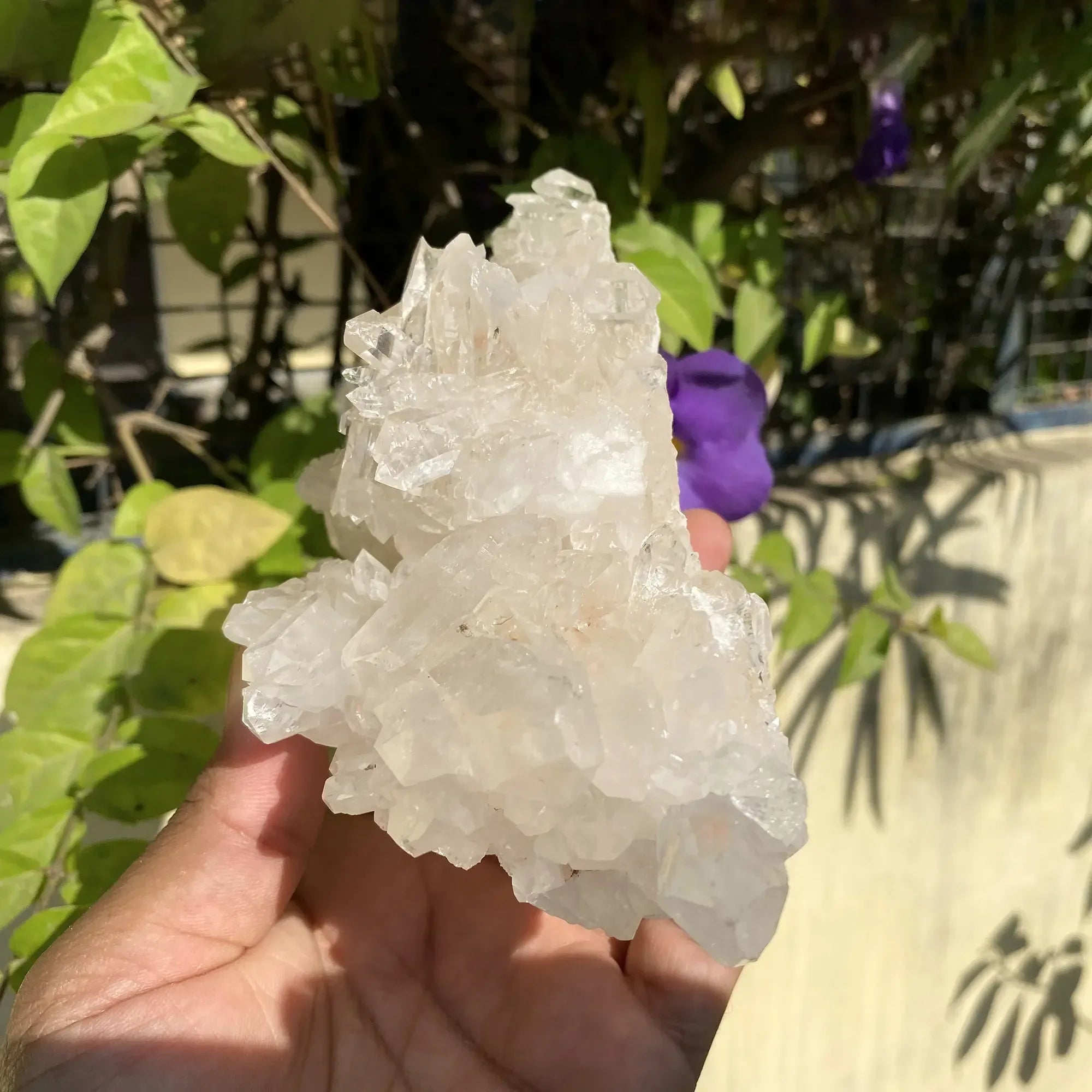 Natural Himalayan White Quartz Cluster 710g Himalayan Quartz