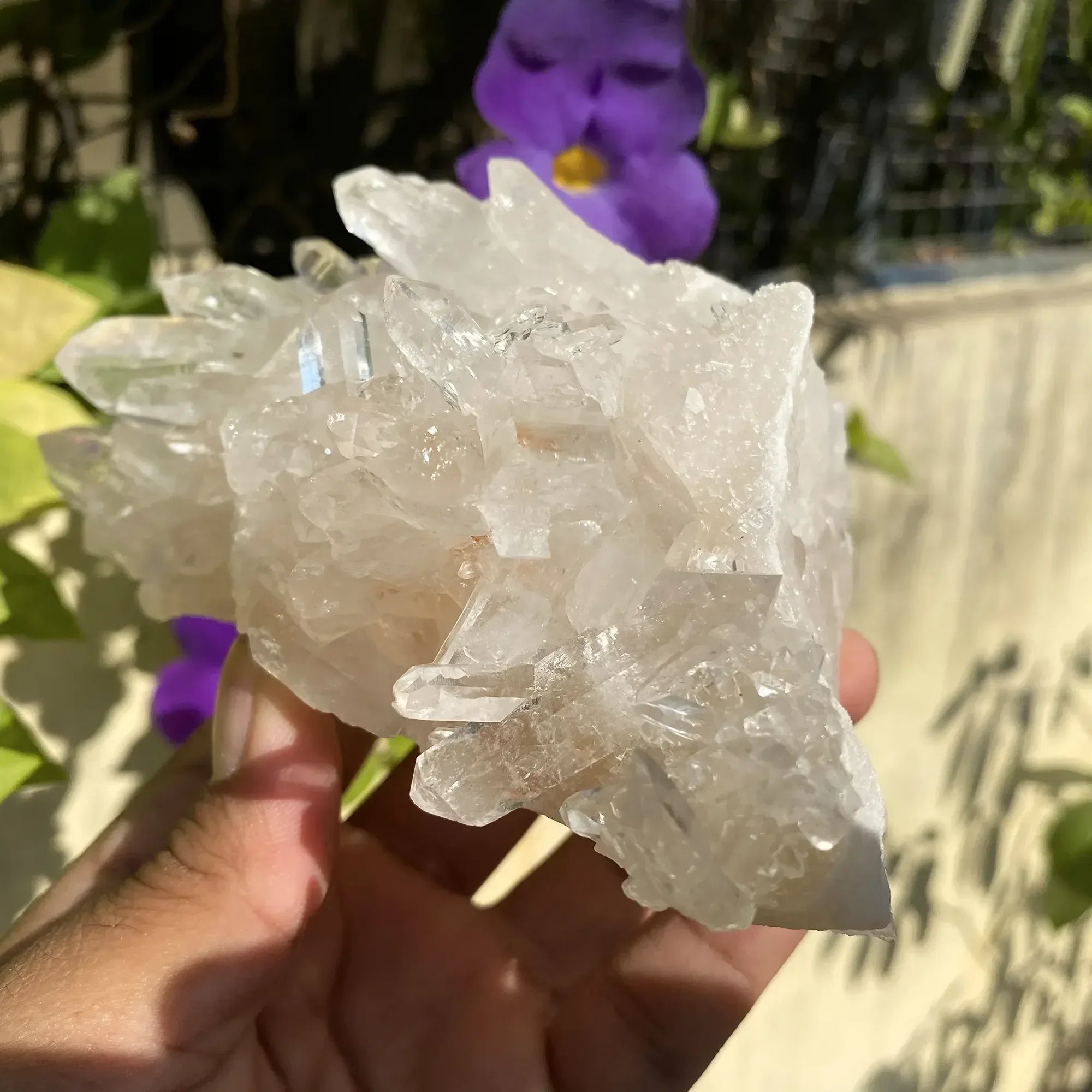 Natural Himalayan White Quartz Cluster 710g Himalayan Quartz