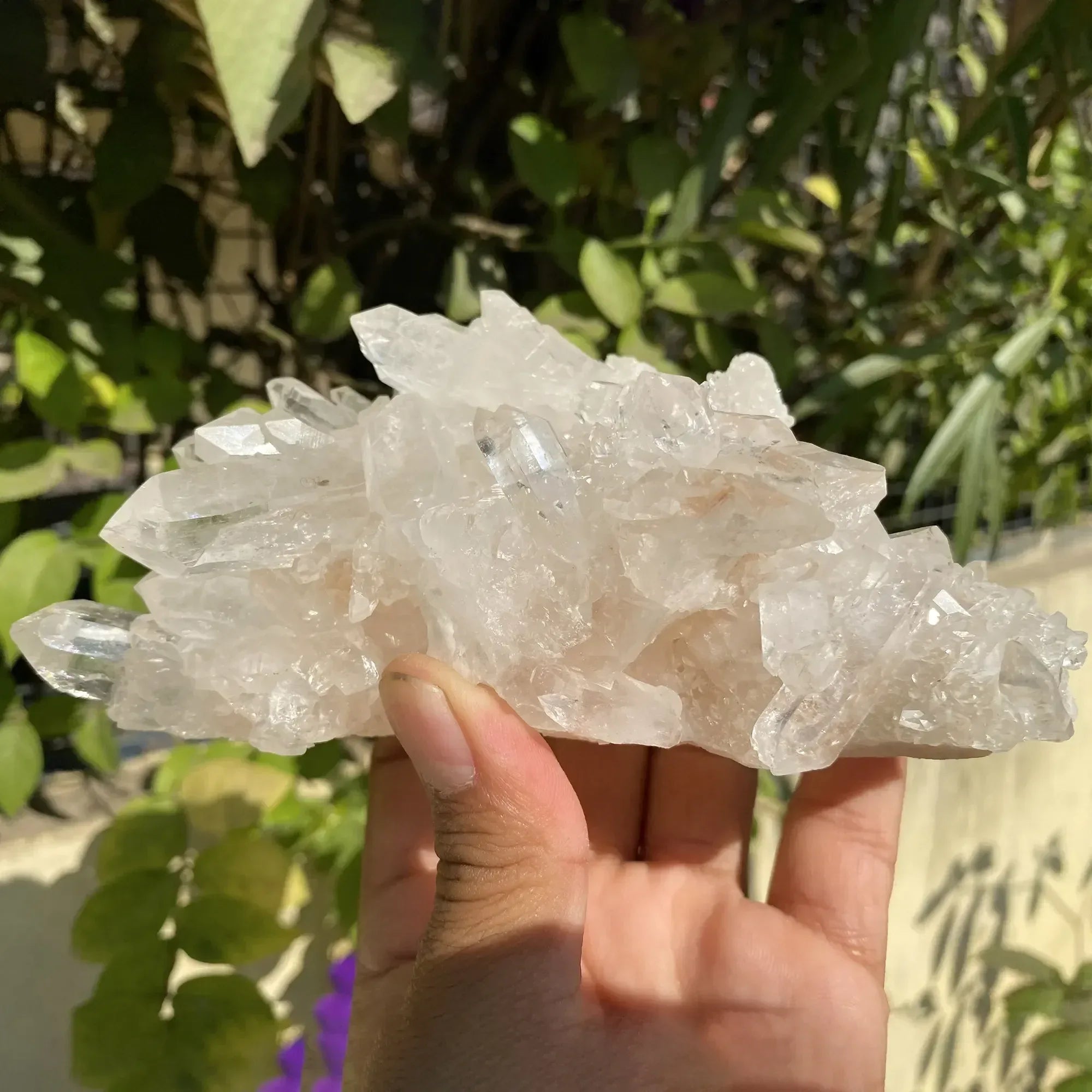 Natural Himalayan White Quartz Cluster 710g Himalayan Quartz