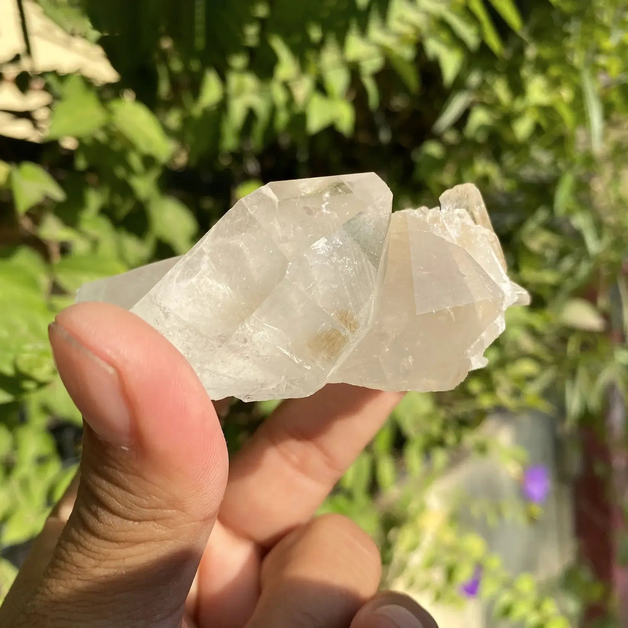 Natural Himalayan White & Yellow Quartz Cluster 150g Himalayan Quartz