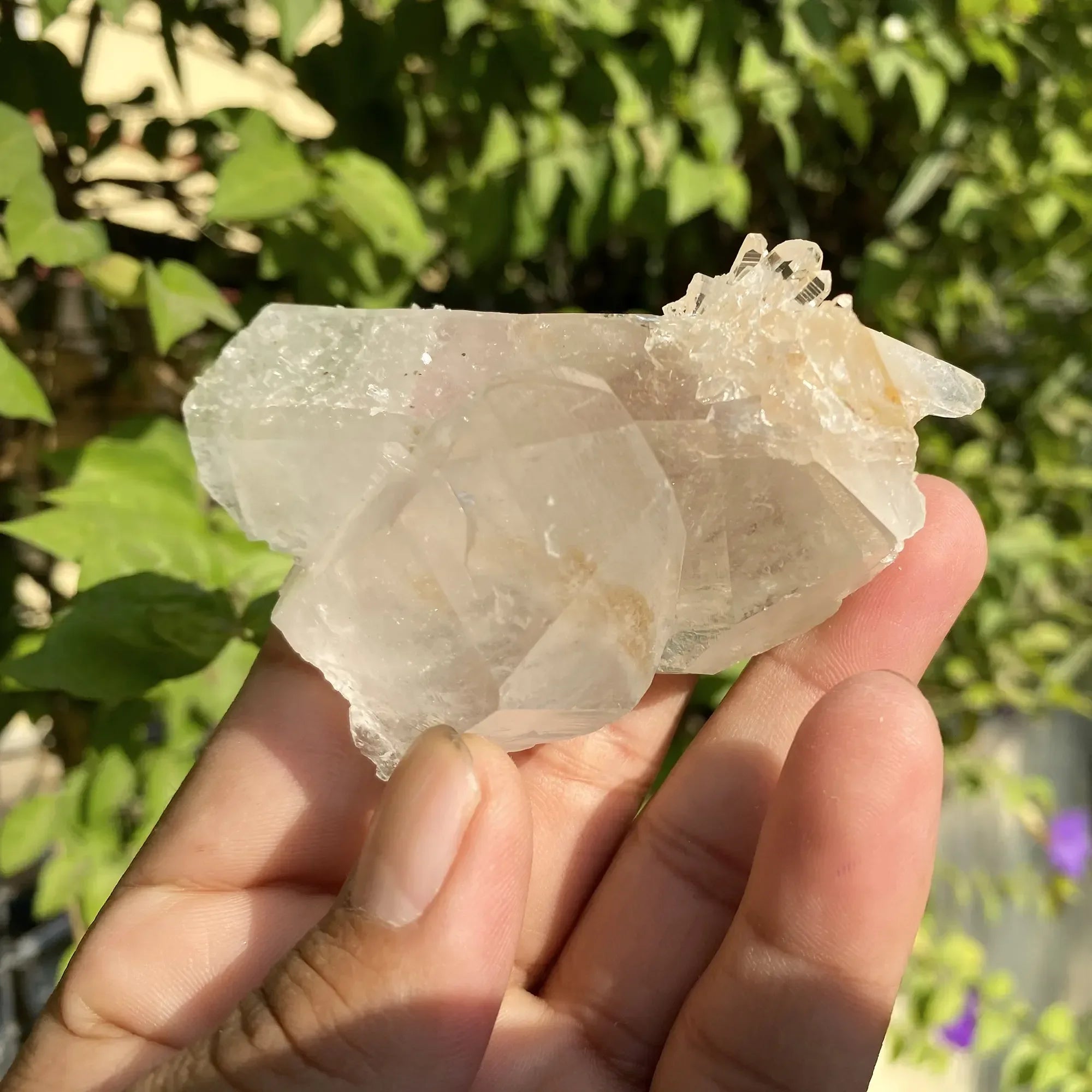 Natural Himalayan White & Yellow Quartz Cluster 150g Himalayan Quartz