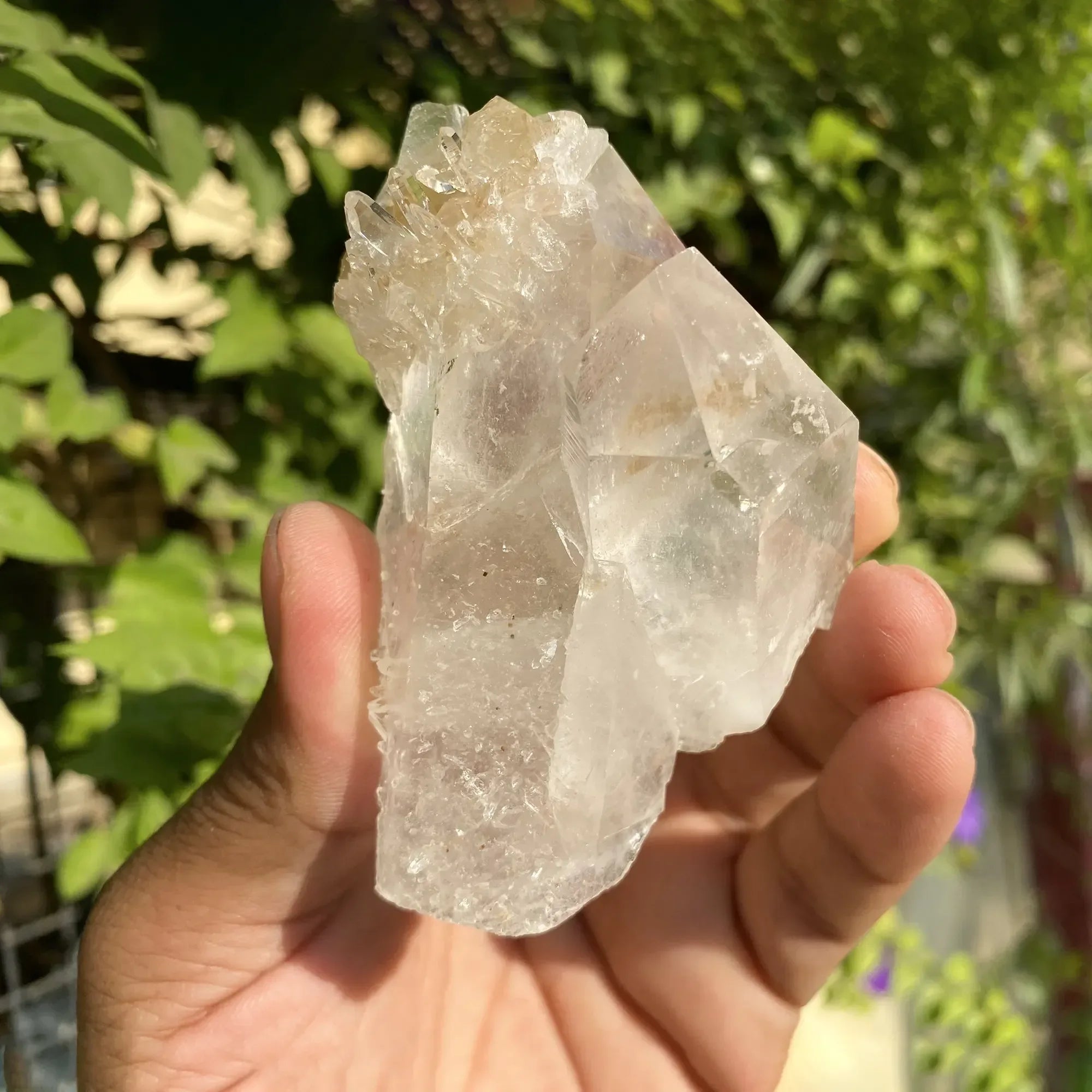 Natural Himalayan White & Yellow Quartz Cluster 150g Himalayan Quartz