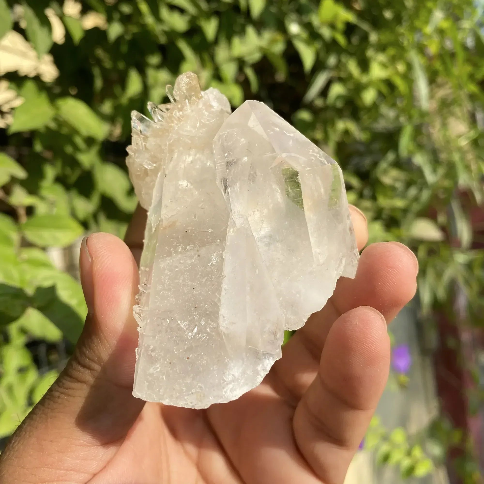 Natural Himalayan White & Yellow Quartz Cluster 150g Himalayan Quartz